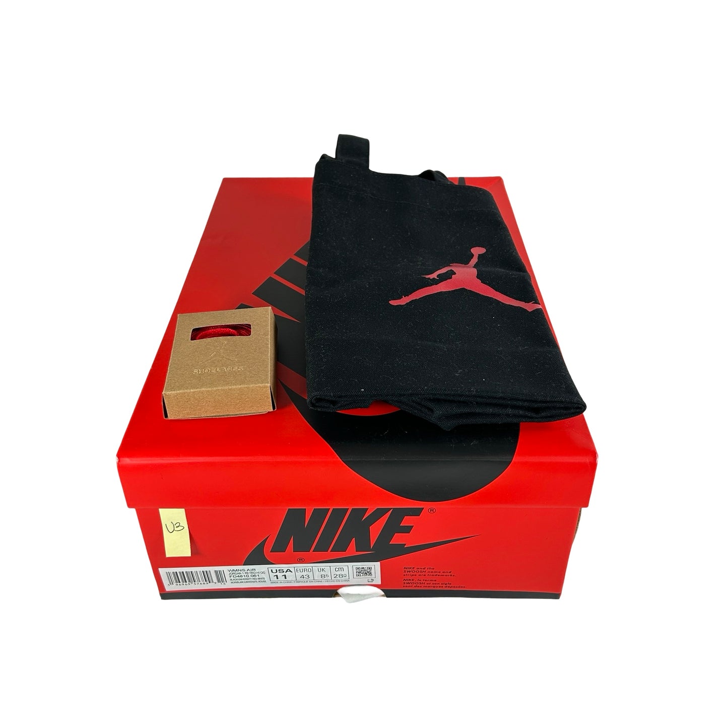 FD4810 061 Jordan 1 Retro High OG Satin Bred (Women's) [USED] - 11 W (Used3)
