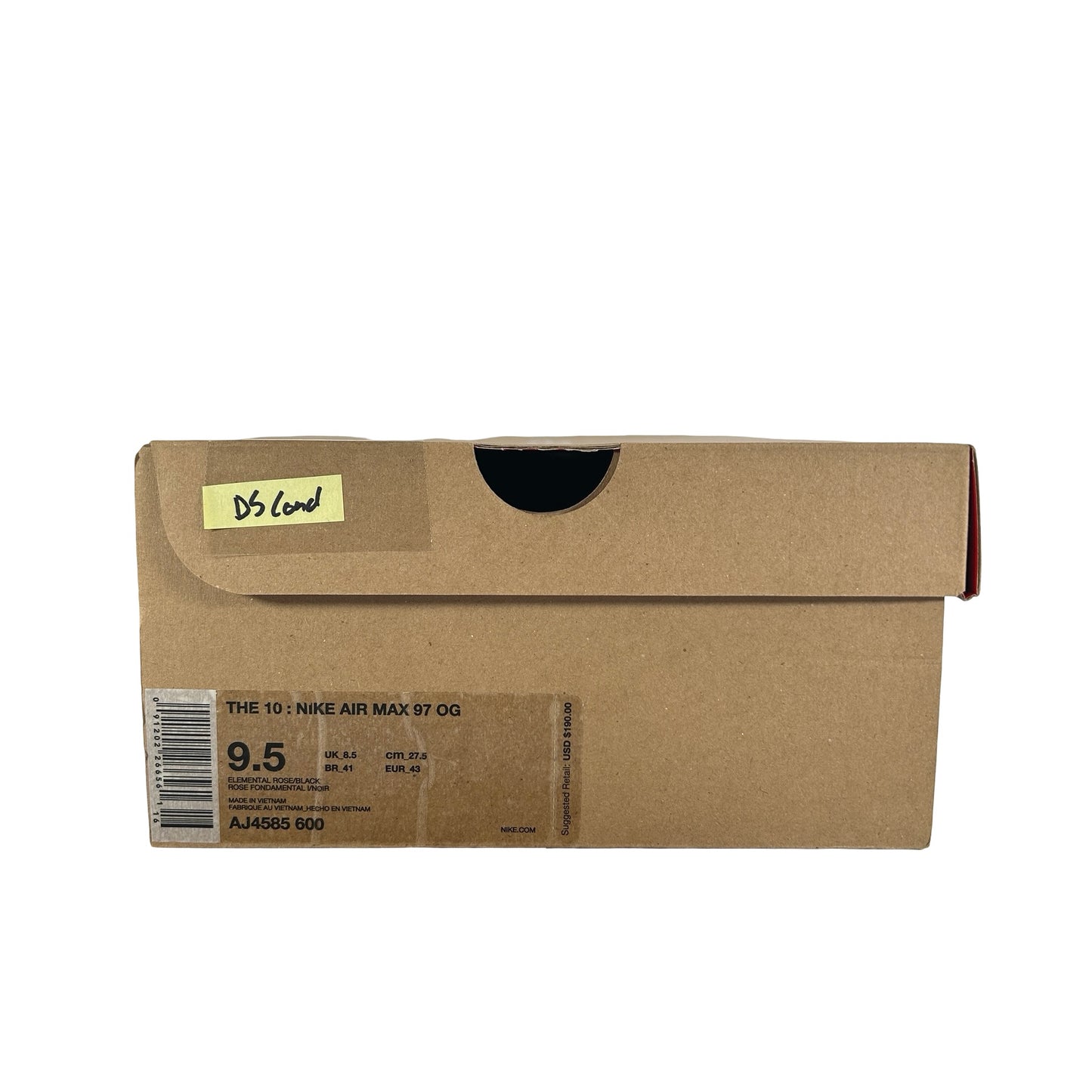 AJ4585 600 Nike Air Max 97 Off-White Elemental Rose Serena Queen [CONDITIONAL] - 9.5 M (Yellowing)