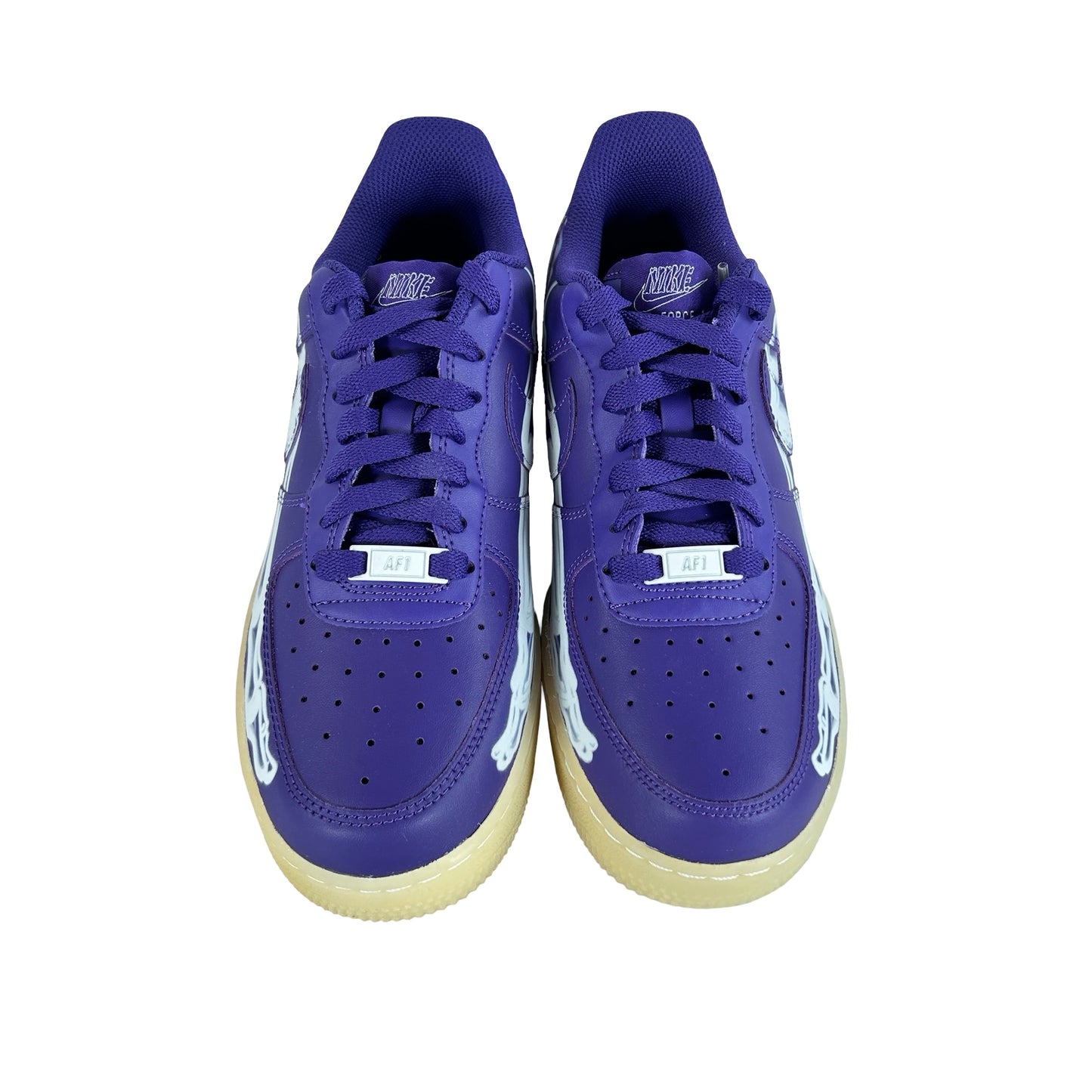 CU8067 500 Nike Air Force 1 Low '07 QS Esqueleto Púrpura Halloween (2021)
