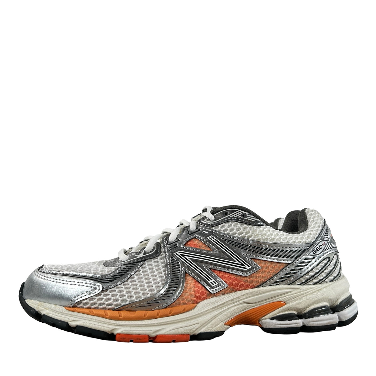 U8602EG Aimé Leon Dore x New Balance 860v2 'White Orange' [USED] - 8 M (Used) (No Box)