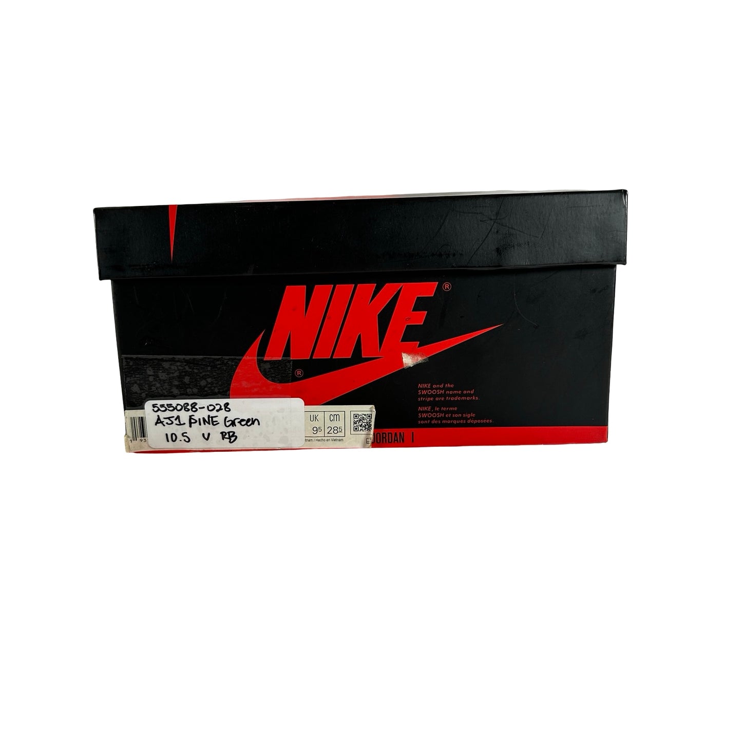 555088 030 Jordan 1 Pine Green 2.0 [USED] - 10.5 M (Used) (Replace Box)