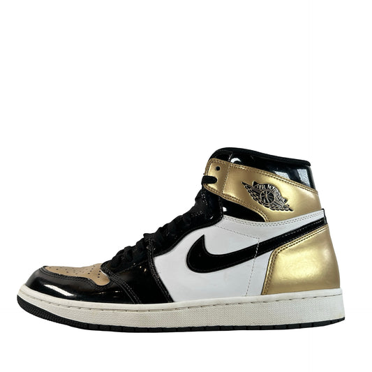 861428 007 Jordan 1 Retro High NRG Patent Gold Toe [USED] - 13 M (Used) (No Box)