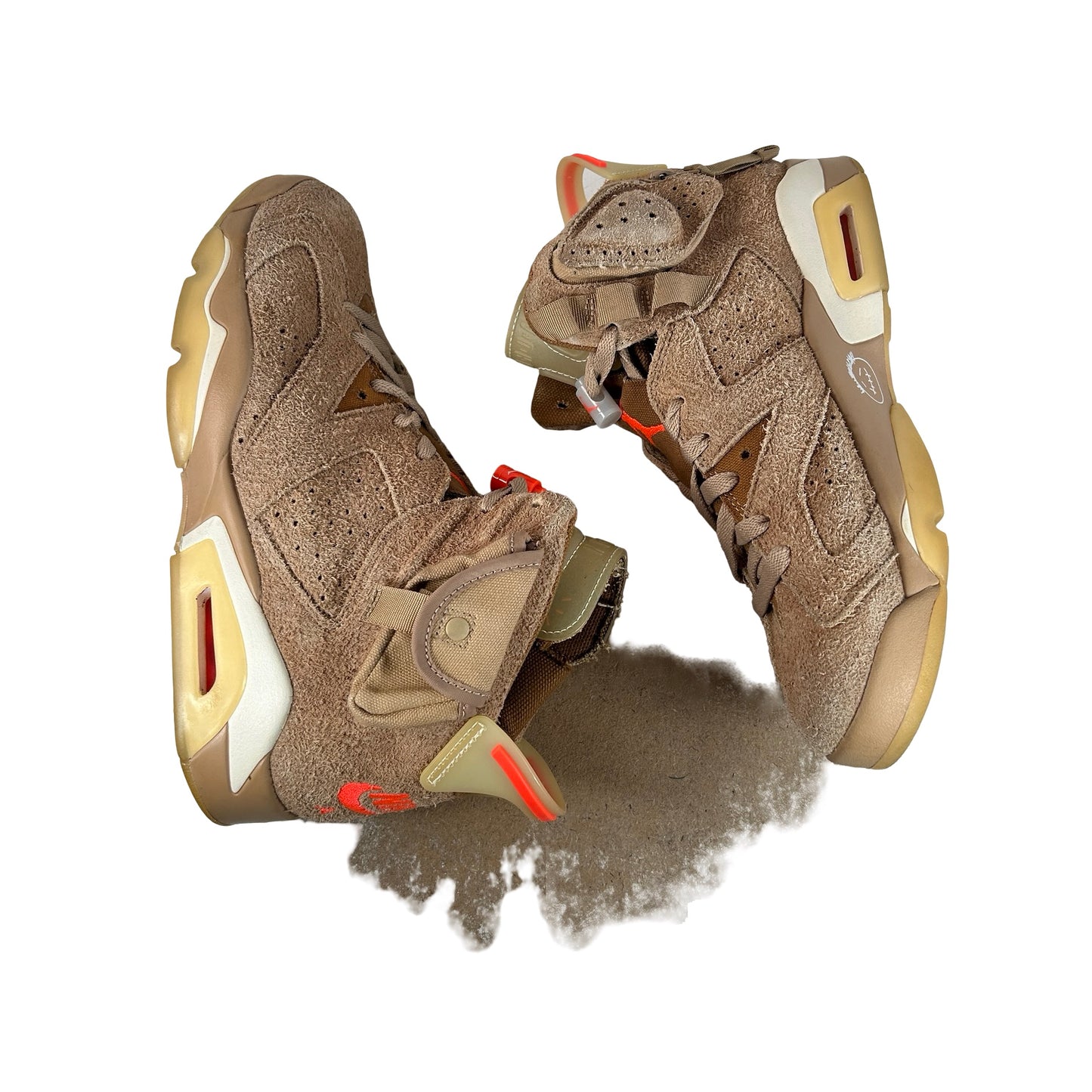 DH0690 200 Jordan 6 Retro Travis Scott British Khaki [USED] - 9.5 M (Used8)