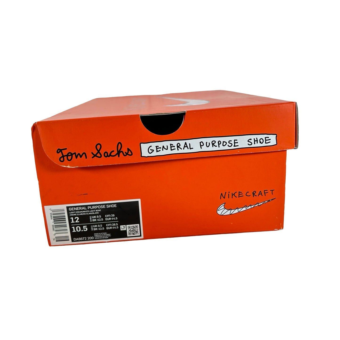 DA6672 700 NikeCraft GPS Tom Sachs Archive Dark Sulfur [USED] - 12 W (Used)