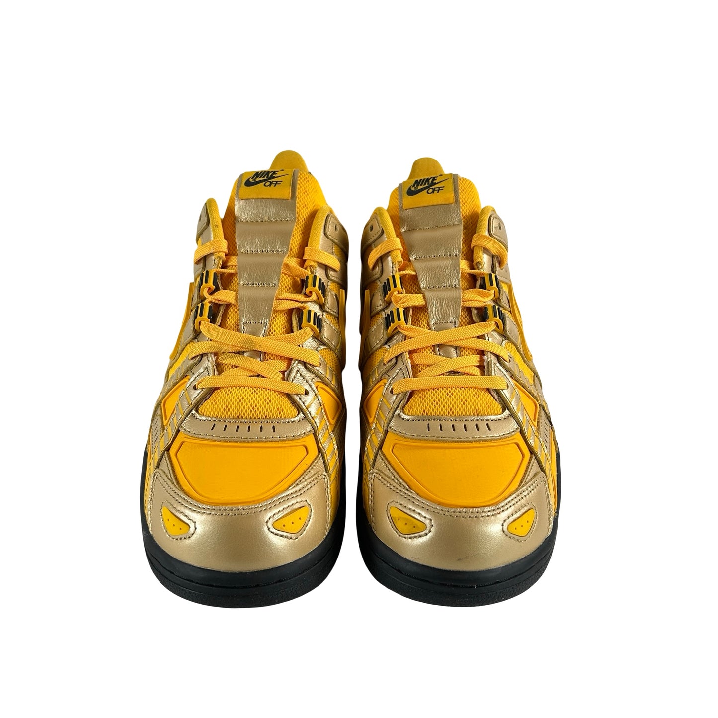 CU6015 700 Nike Air Rubber Dunk Off-White University Gold [USED] - 12 M (Used)