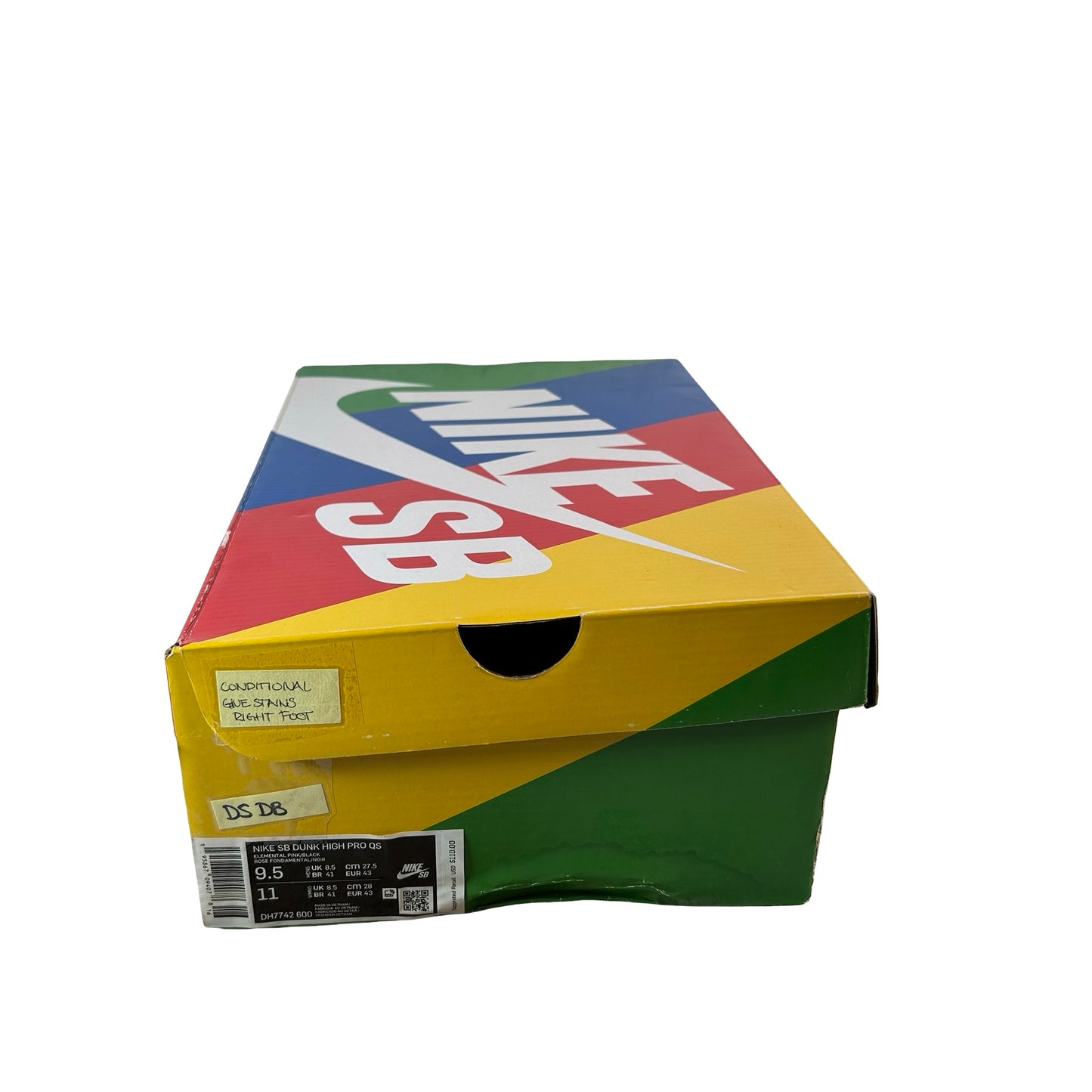 DH7742 600 Nike SB Dunk High Pro KCDC [CONDITIONAL] - 9.5 M (Glue Stains Right Foot) (Damaged Box)