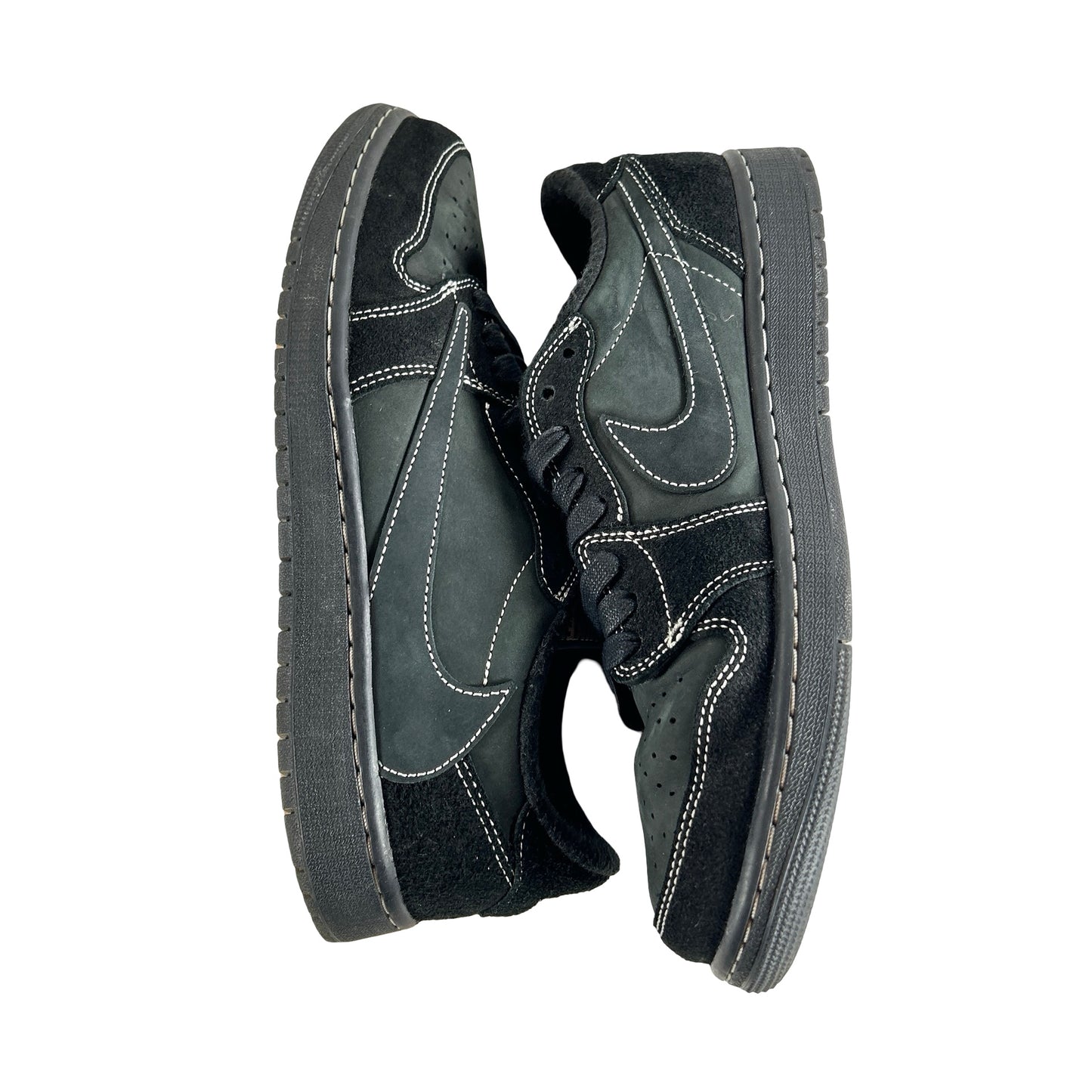 DM7866 001 Jordan 1 Retro Low OG Travis Scott Black Phantom [USED] - 10 M (Used14)