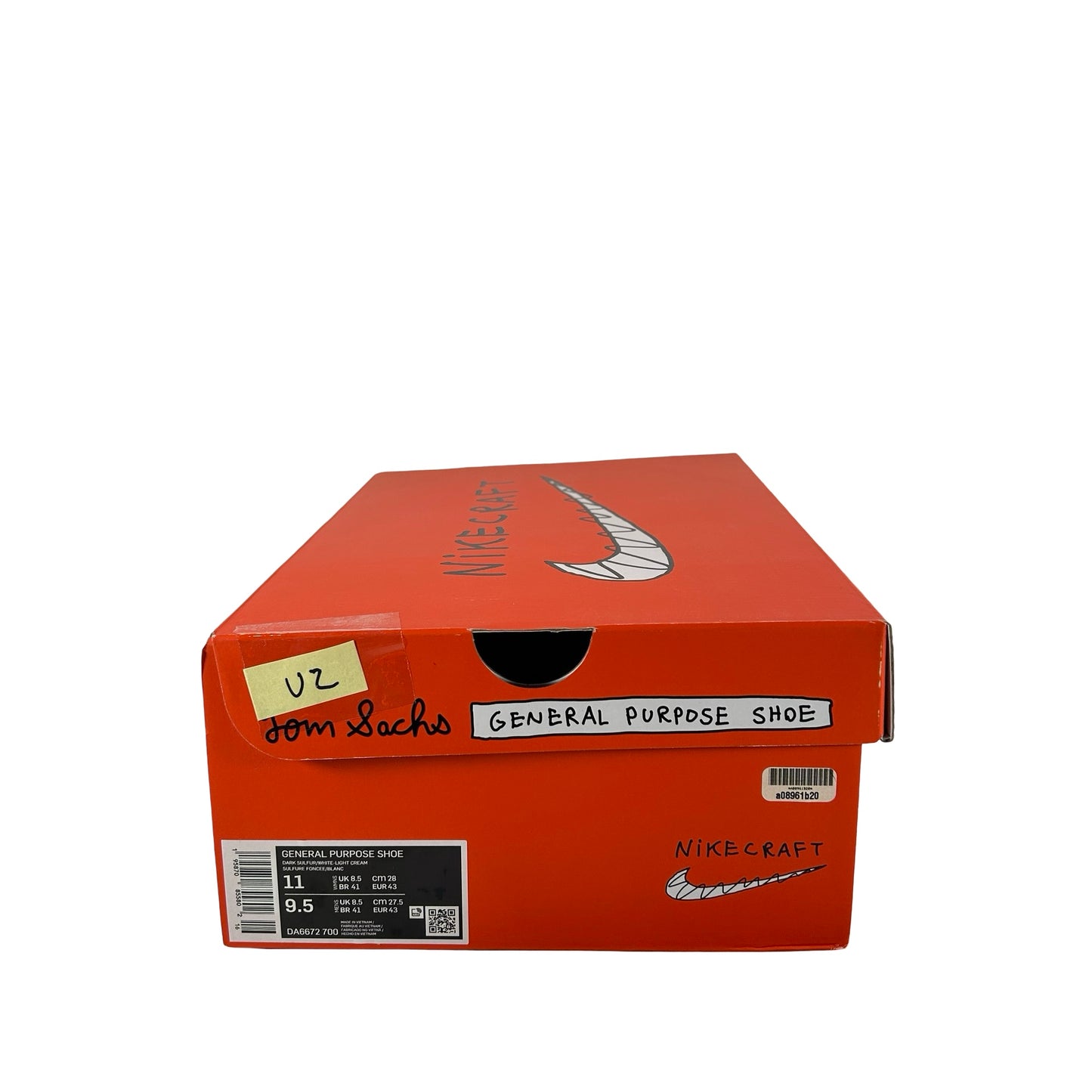 DA6672 700 NikeCraft GPS Tom Sachs Archive Dark Sulfur [USED] - 11 W (Used2)