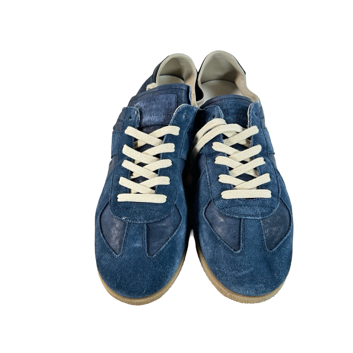 S57WS0557 Maison Margiela Replica Soft Sneakers Navy [USED] - EU 45 (Used)