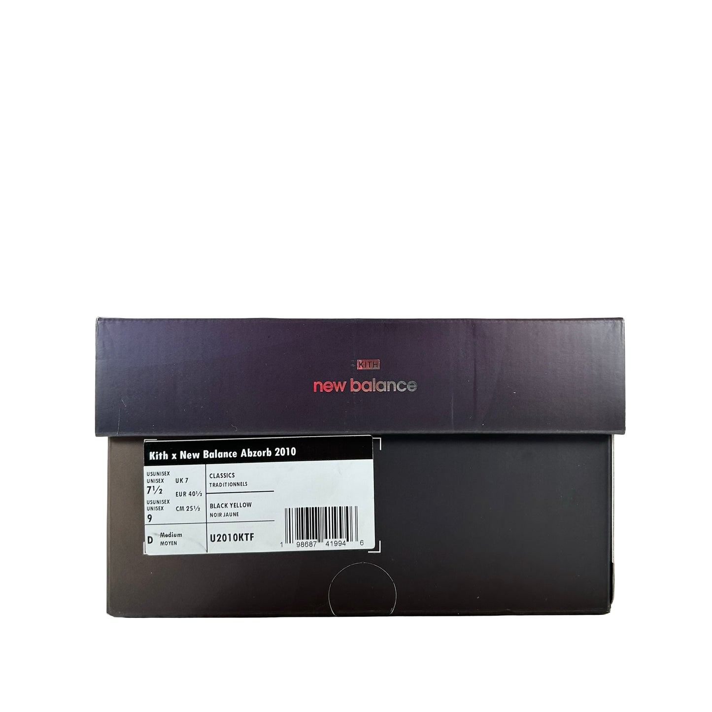 U2010KTF New Balance 2010 Kith Black Multi [USED] - 7.5 M (Used)