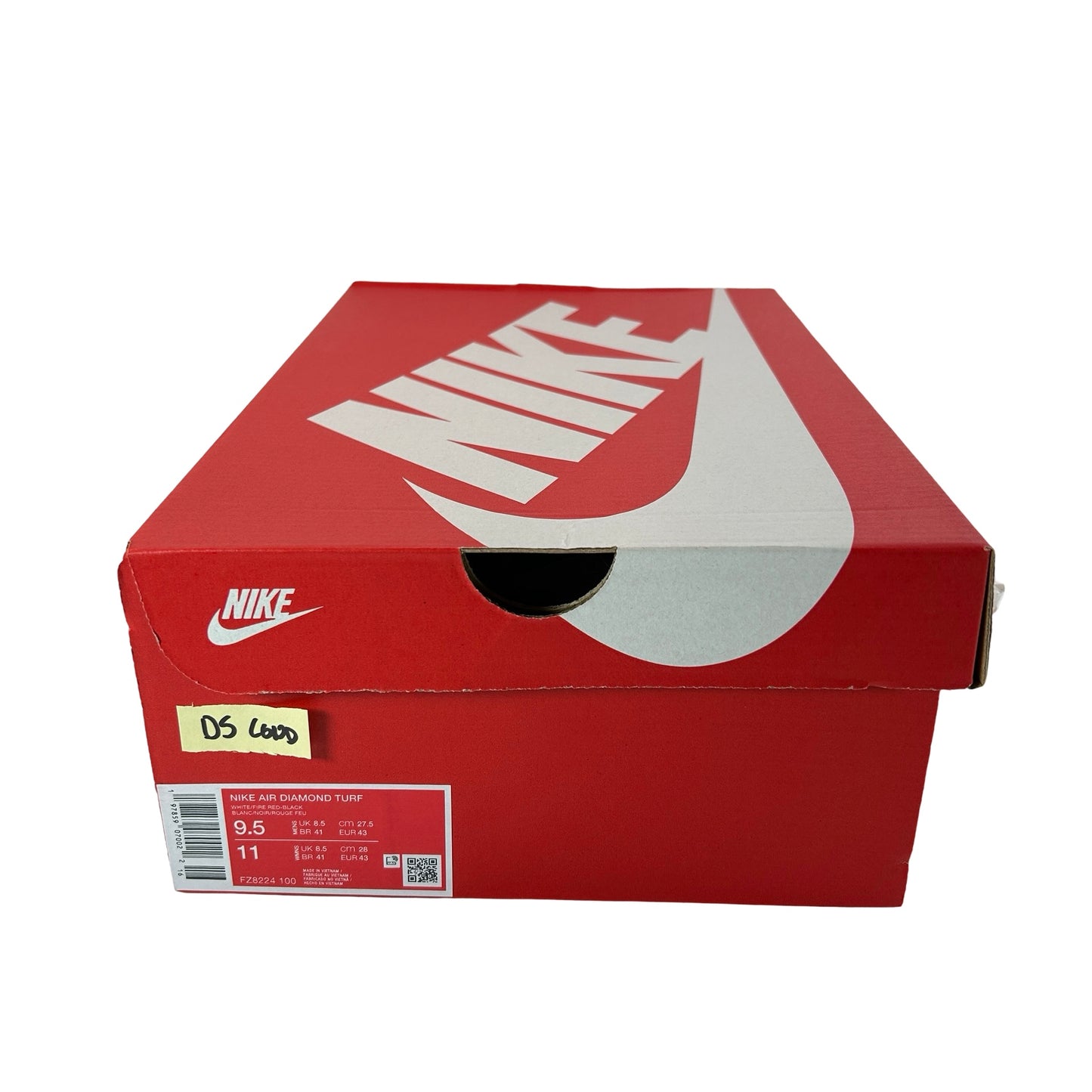 FZ8224 100 Nike Air Diamond Turf 49ers (2025) [CONDITINAL] - 9.5 M (Creasing on Right Shoe)