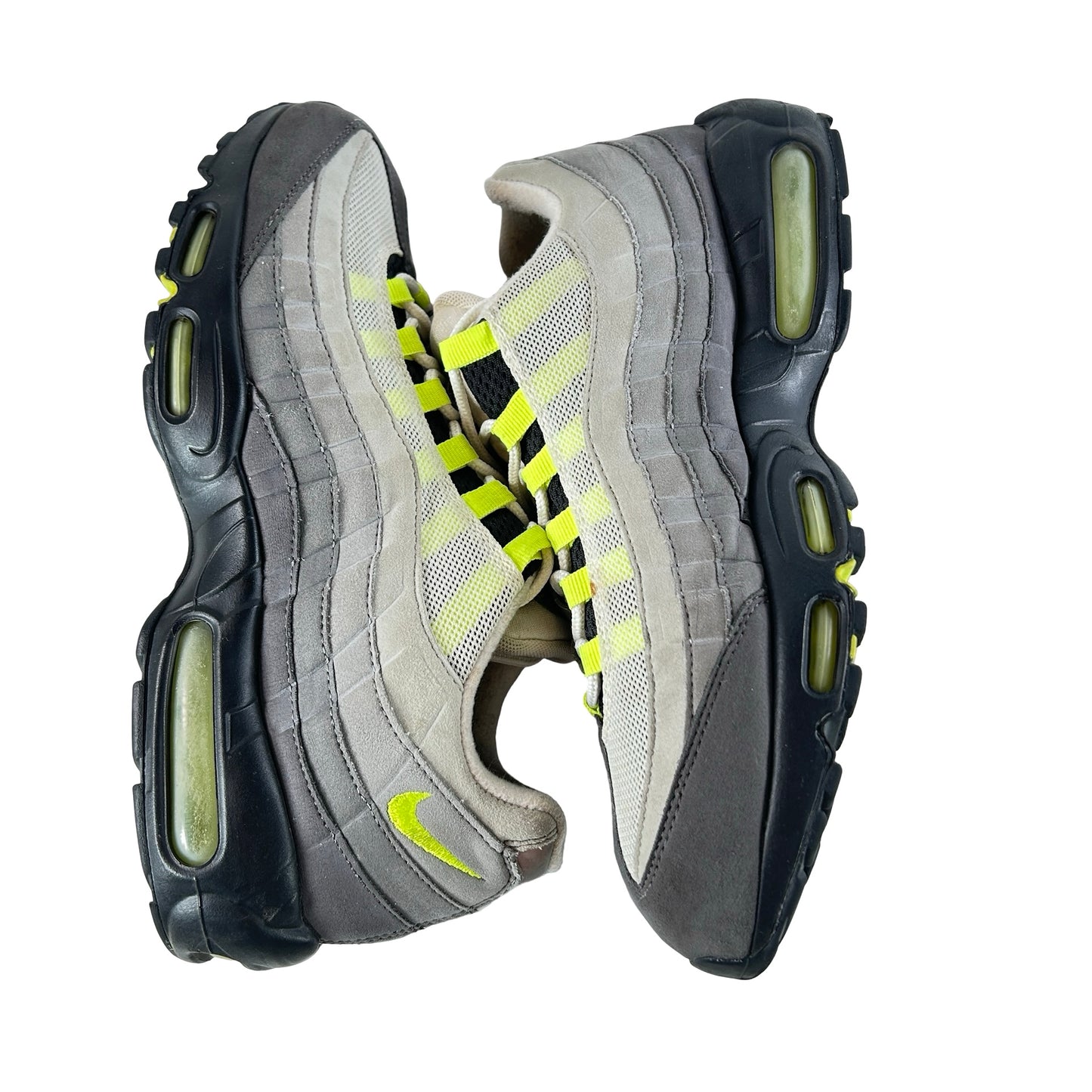 554970 071 Nike Air Max 95 OG Neon (2015) [USED] - 12 M (Used) (No Box)