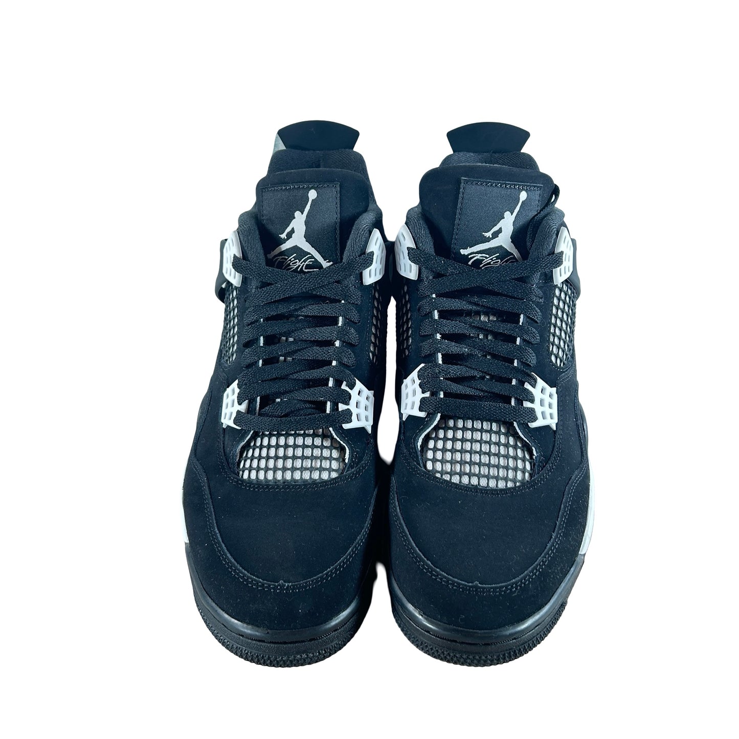 FQ8138 001  Jordan 4 Retro White Thunder [USED] - 11 M (Used3) (No Box3)