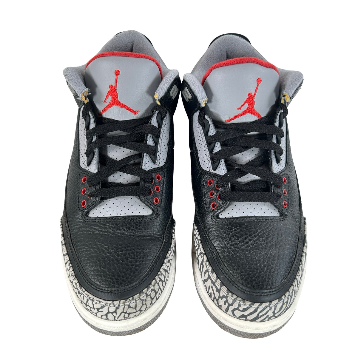 854262 001 Jordan 3 Black Cement 2018 [USED] - 8.5 M (Used12)