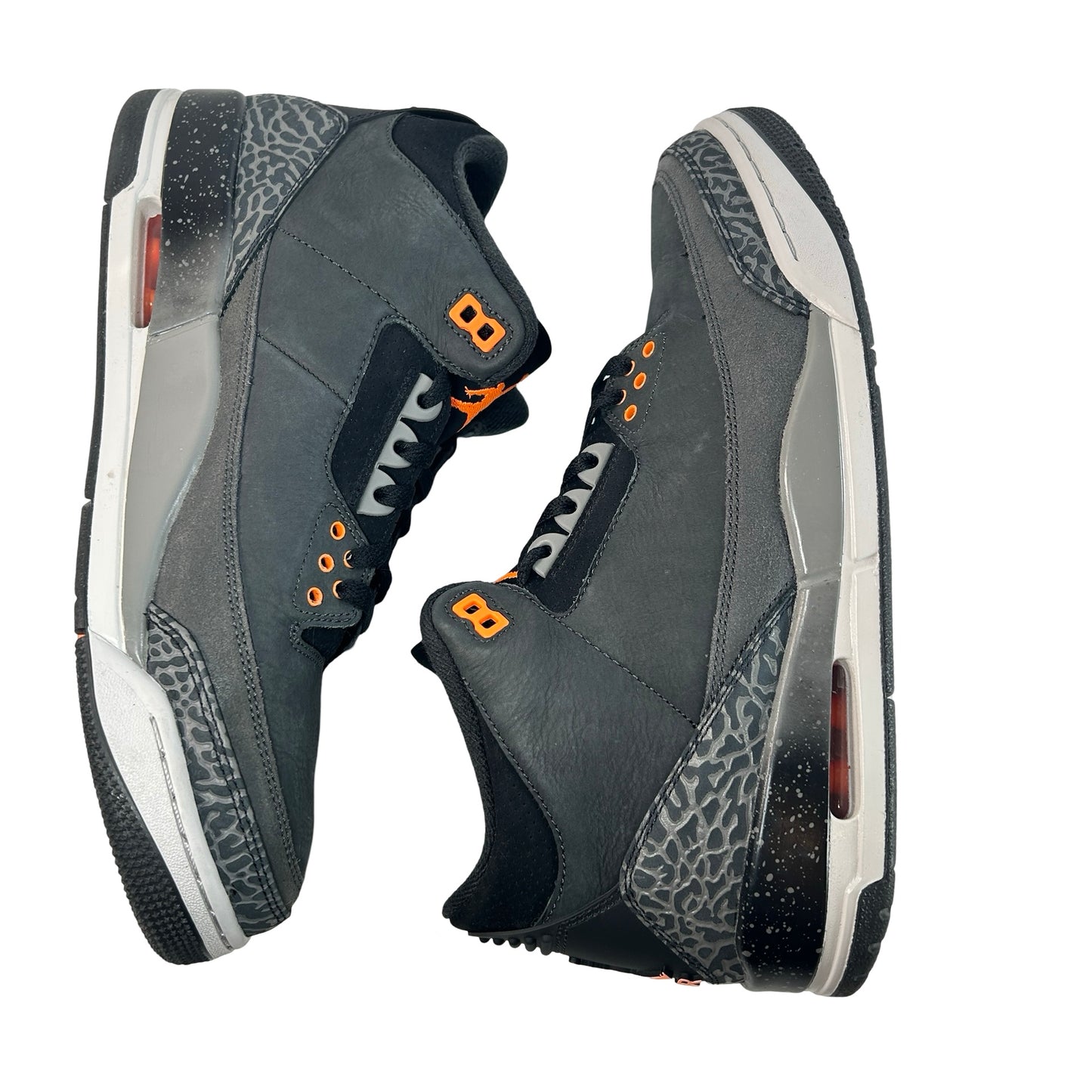 CT8532 080 Jordan 3 Retro Fear Pack (2023) [USED] - 11 M (Used) (No Box)