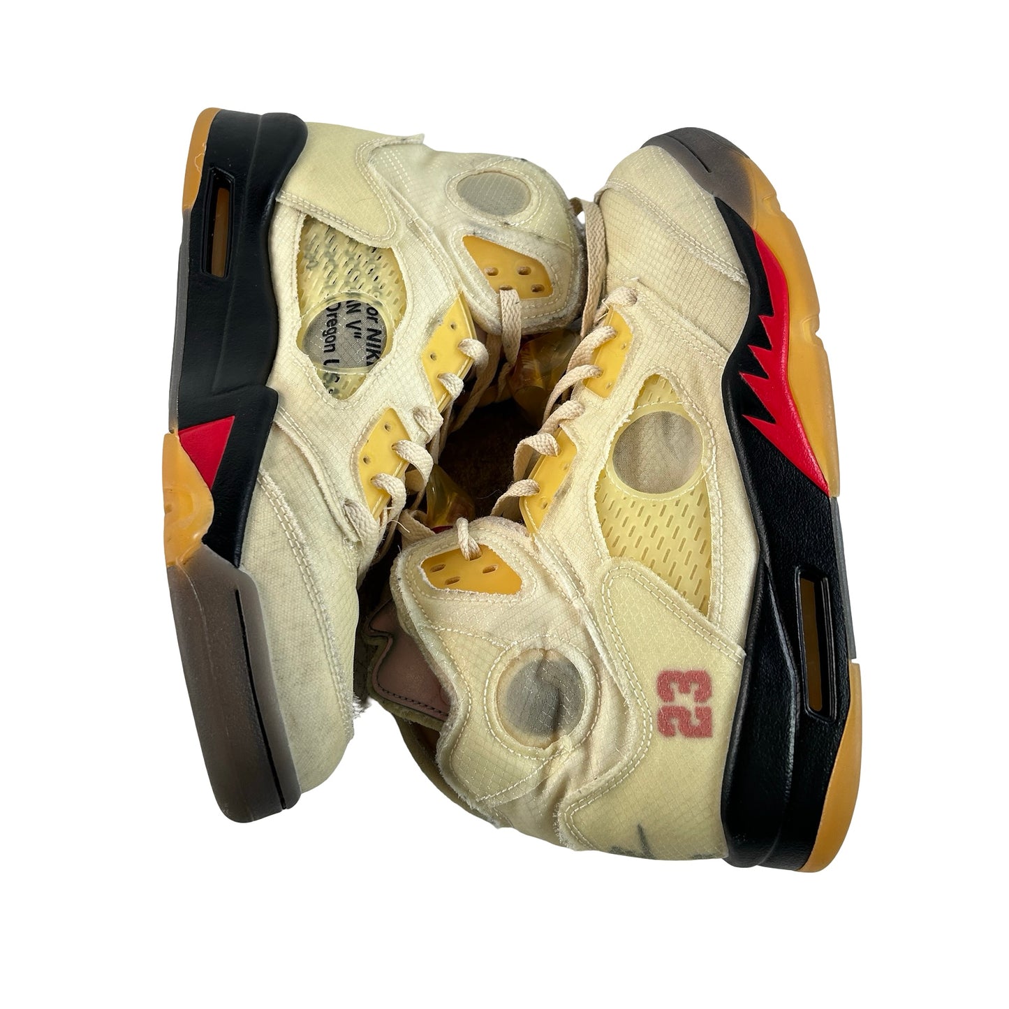 DH8565 100 Jordan 5 Off-White Sail [USED] - 10 M (Used4)