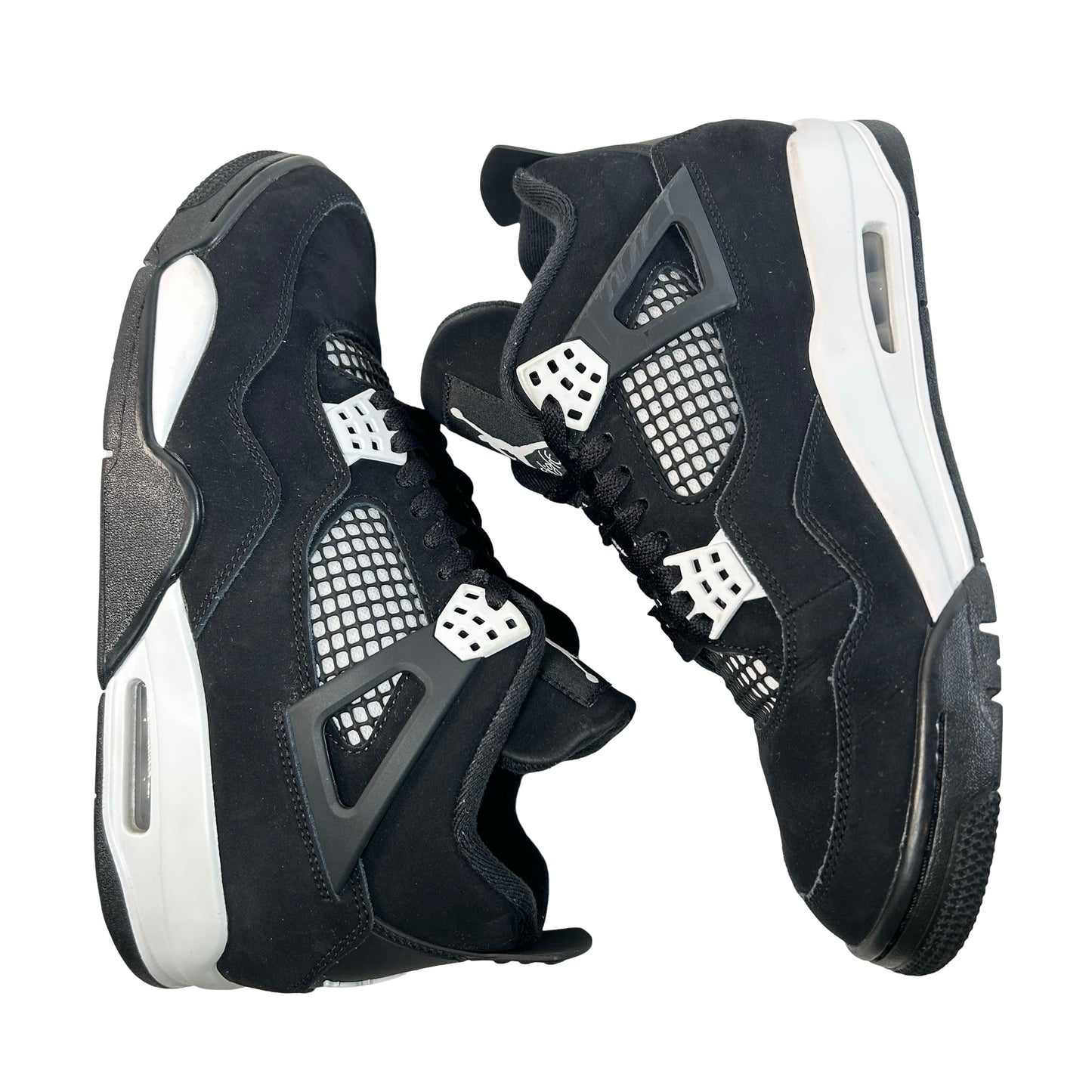 FQ8138 001 Jordan 4 Retro White Thunder [USED] - 9.5 M (Used2)
