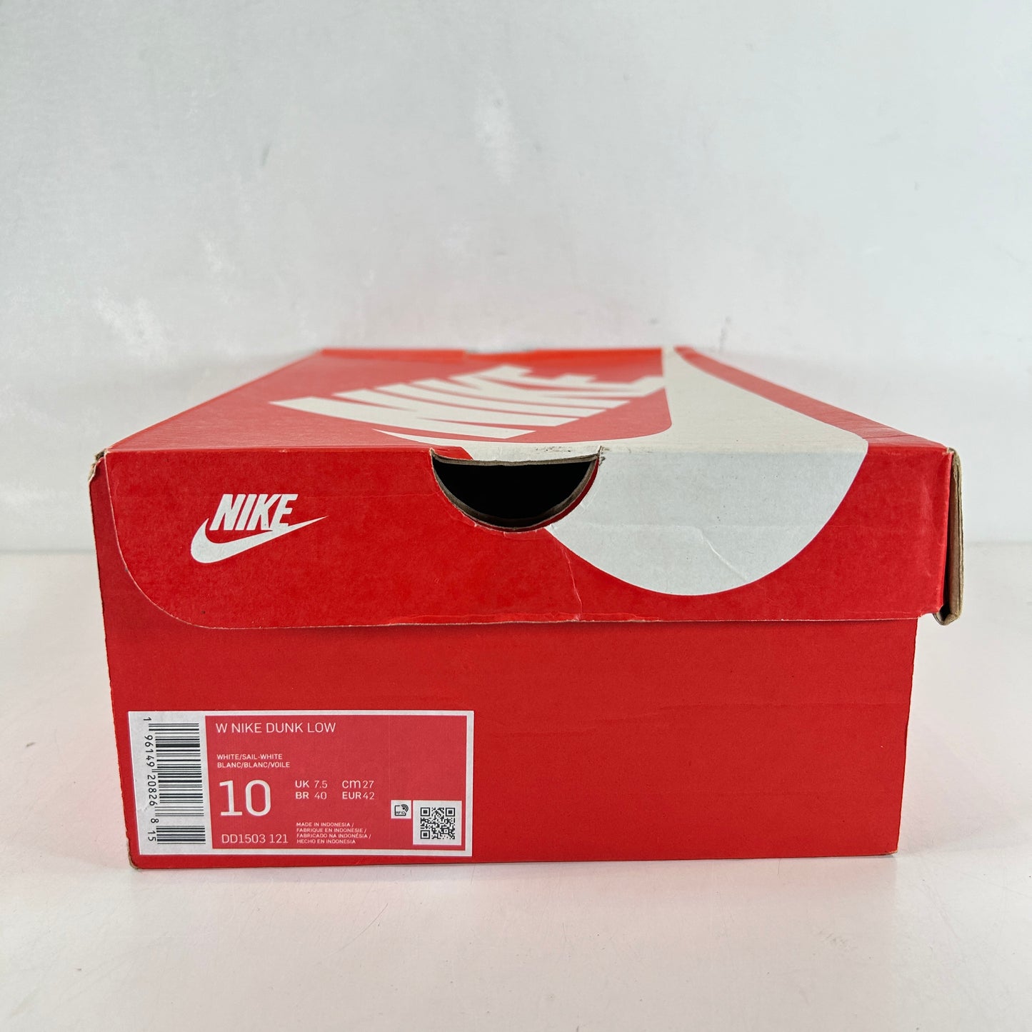 DD1503 121 Nike Dunk Low Retro Coconut Milk (W) [USED] - 10 W (Used)