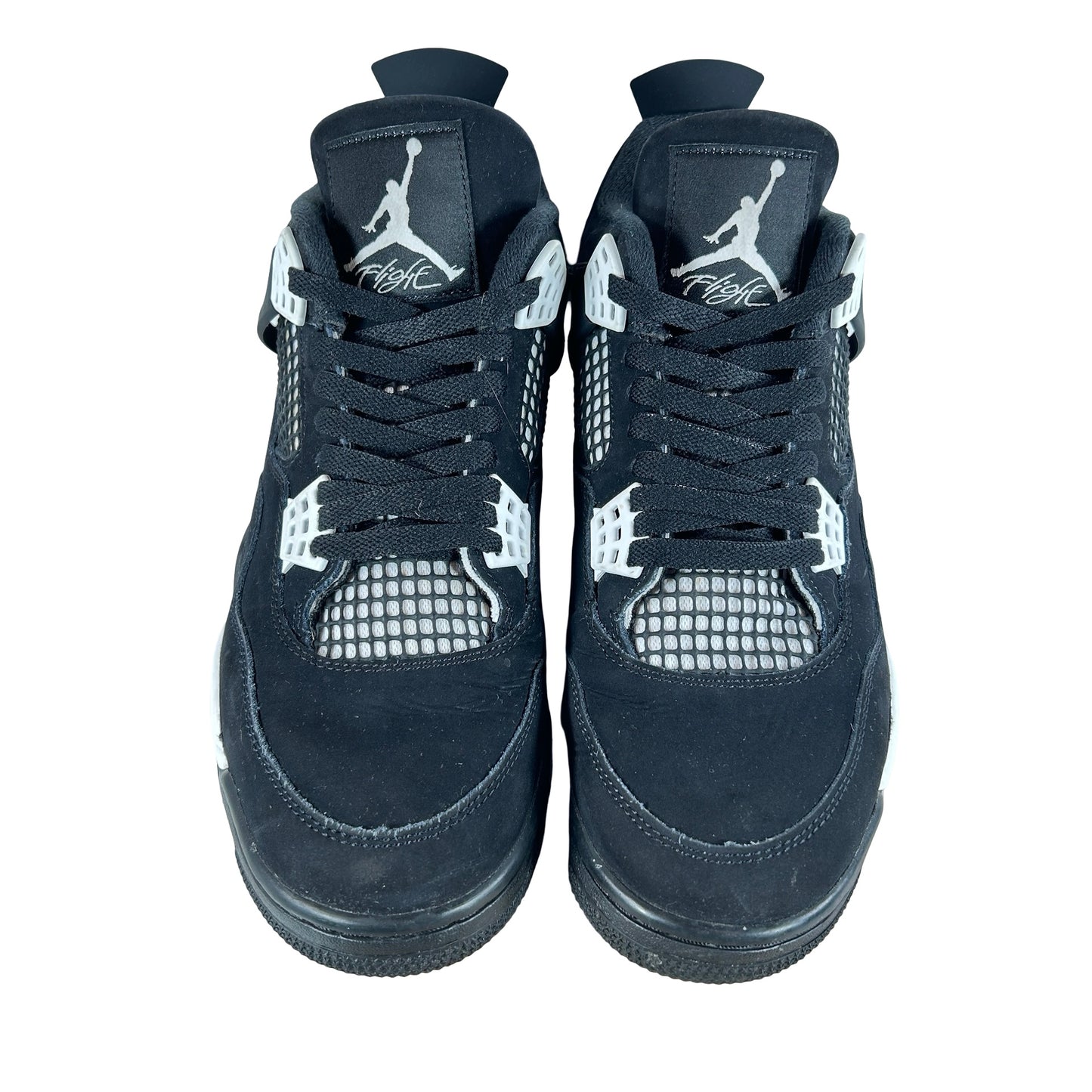 FQ8138 001  Jordan 4 Retro White Thunder [USED] - 9.5 M (Used12)