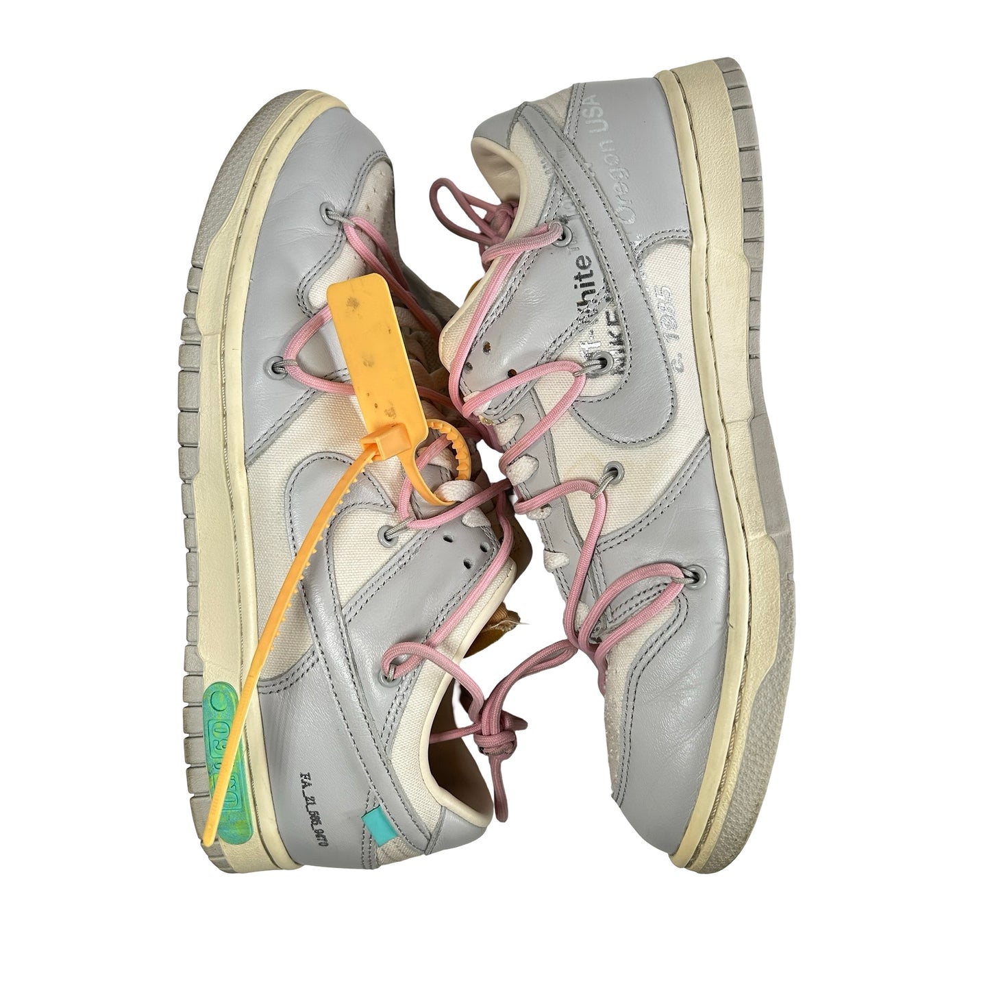 DM1602 109 Nike Dunk Low Off-White Lot 9 [USED] - 11 M (Used)