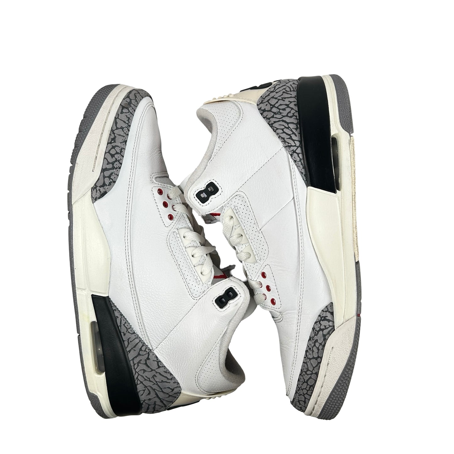 DN3707 100 Jordan 3 Retro White Cement Reimagined [USED] - 10 M (Used17)