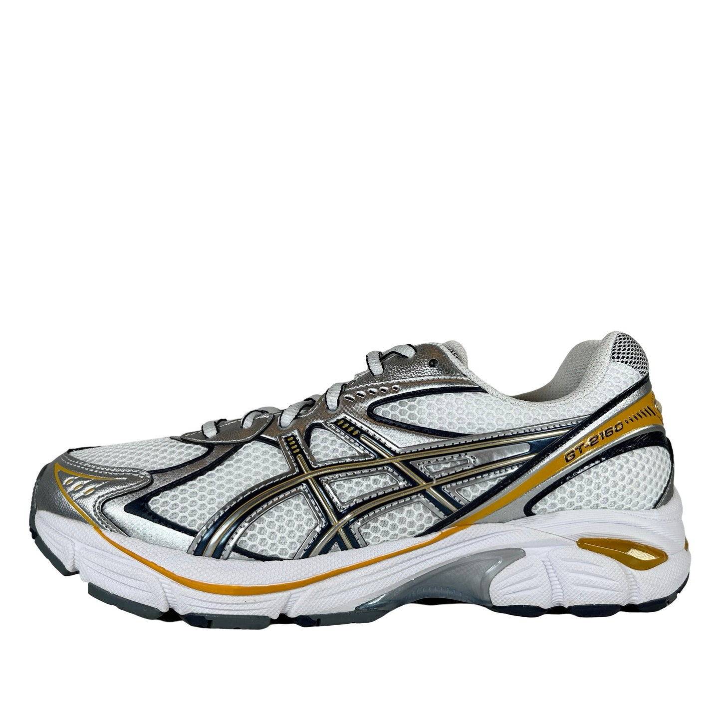 1203A275 102 ASICS GT-2160 Blanco Plata pura Oro