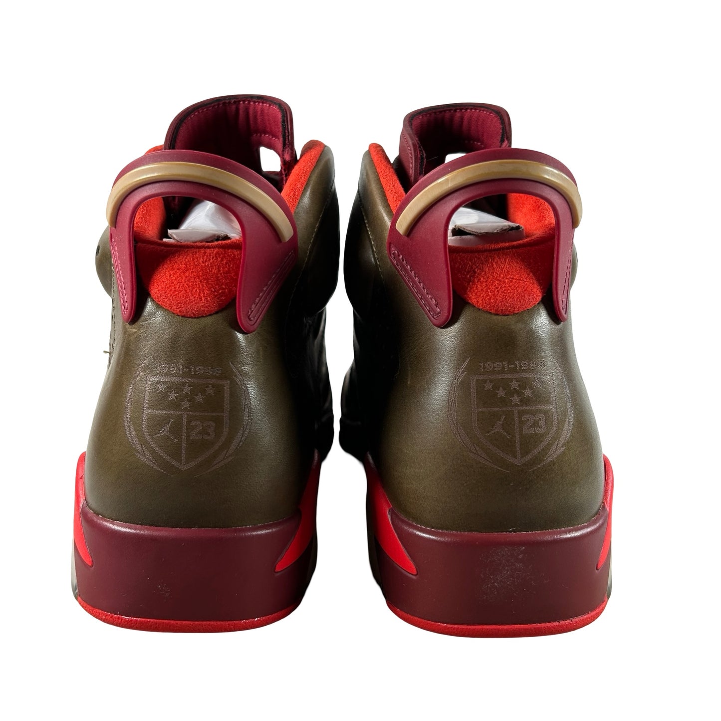 384664 250 Air Jordan 6 Retro Cigar - 11.5 M (Yellowing)