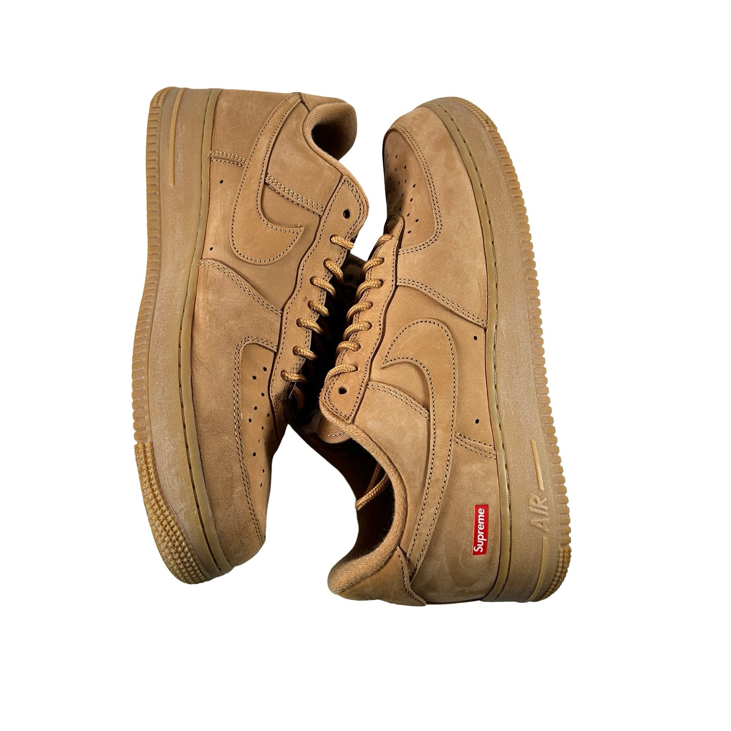 DN1555 200 Nike Air Force 1 Low SP Supreme Wheat [USED] - 11 M (Used)