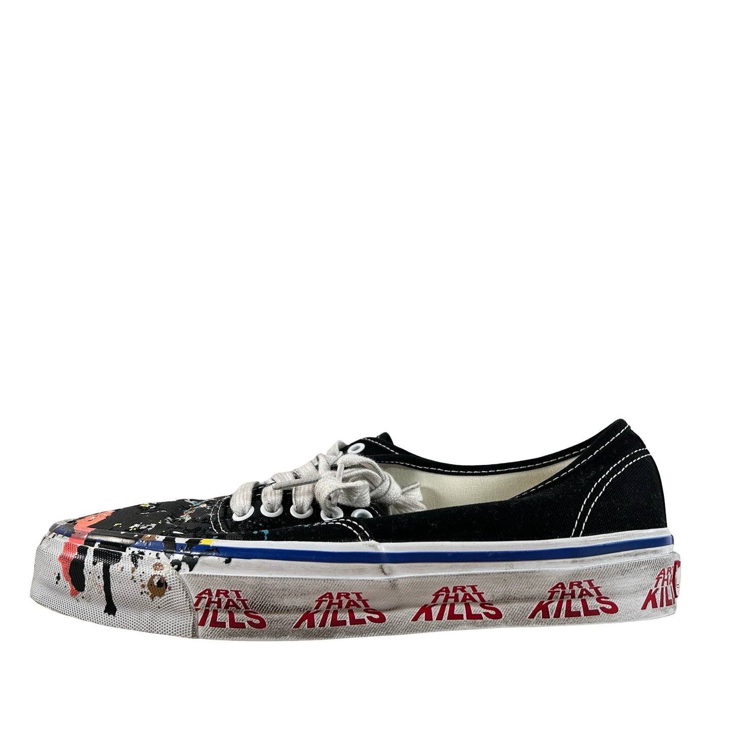 VN000EEUBLA Vans Authentic Reissue 44 Gallery Dept. Art That Kills Black [USED] - 9 M (Used) (No Box)