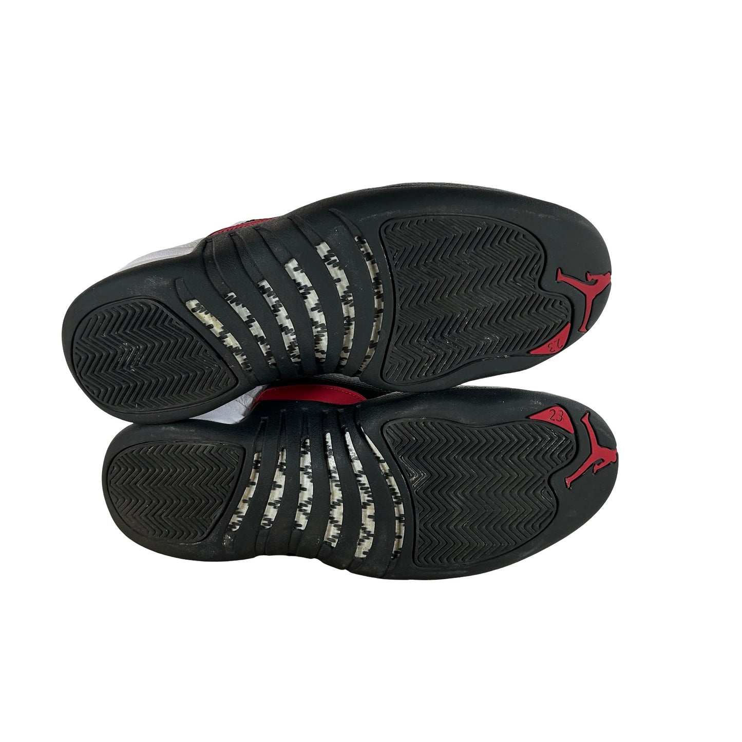 CT8013 162 Air Jordan 12 Red Taxi [USED] -10 M (Used) (No Box)