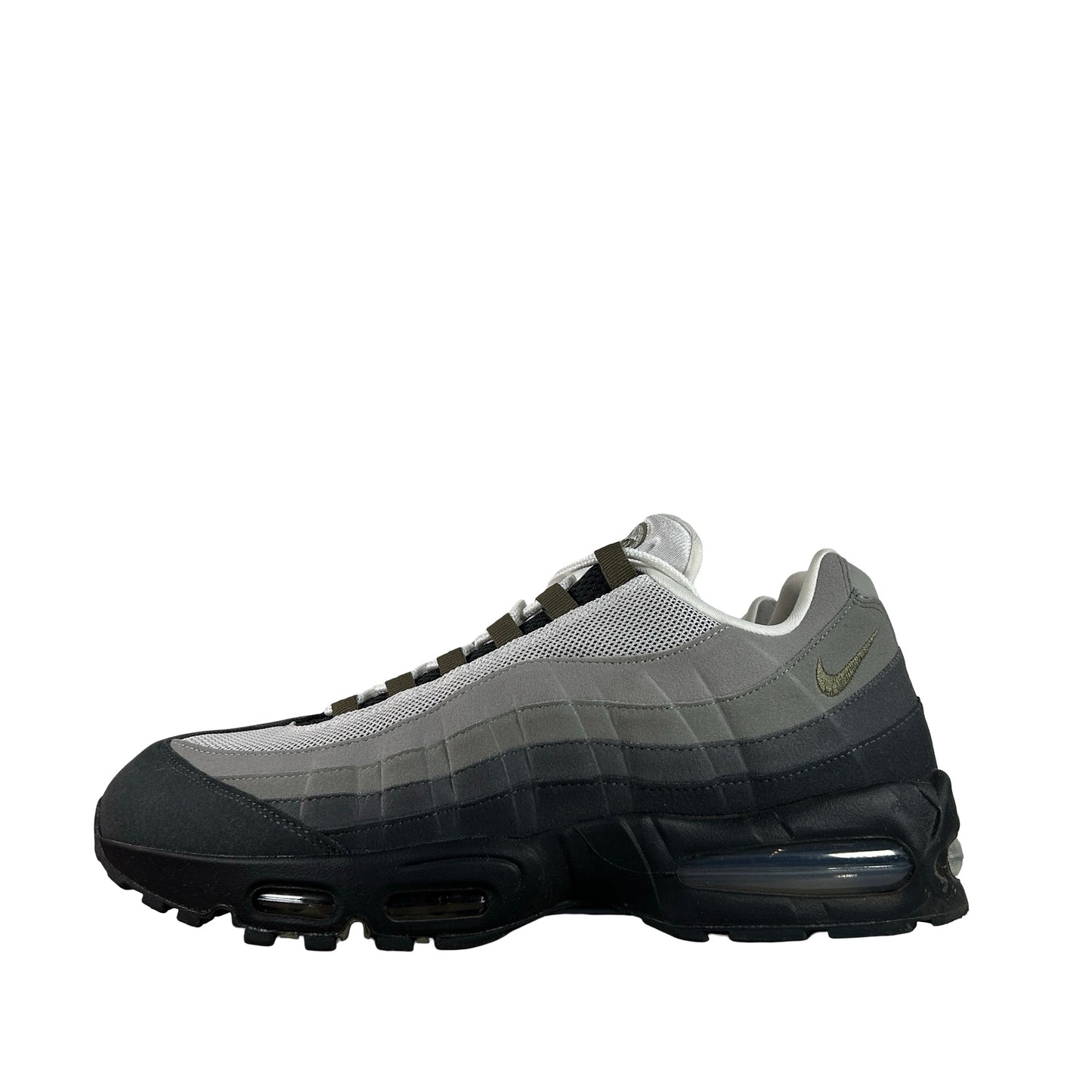 HJ5996 003 Nike Air Max 95 OG Big Bubble Black Medium Olive (W) [USED] - 14.5 W (Used)