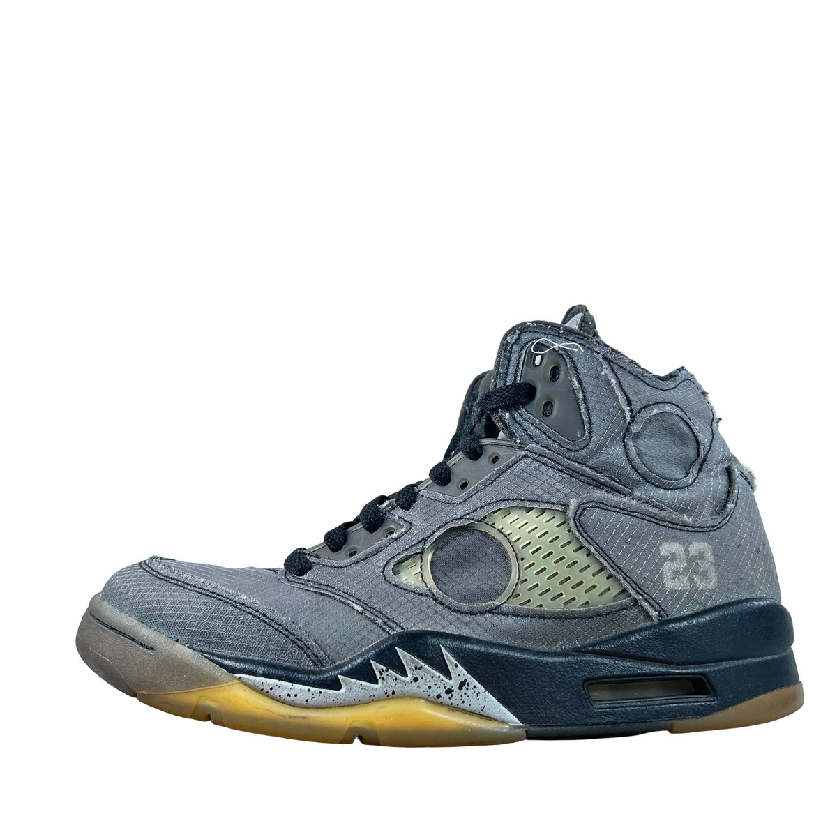 CT8480 001 Jordan 5 Off-White Black [USED] - 7.5 M (Used9)