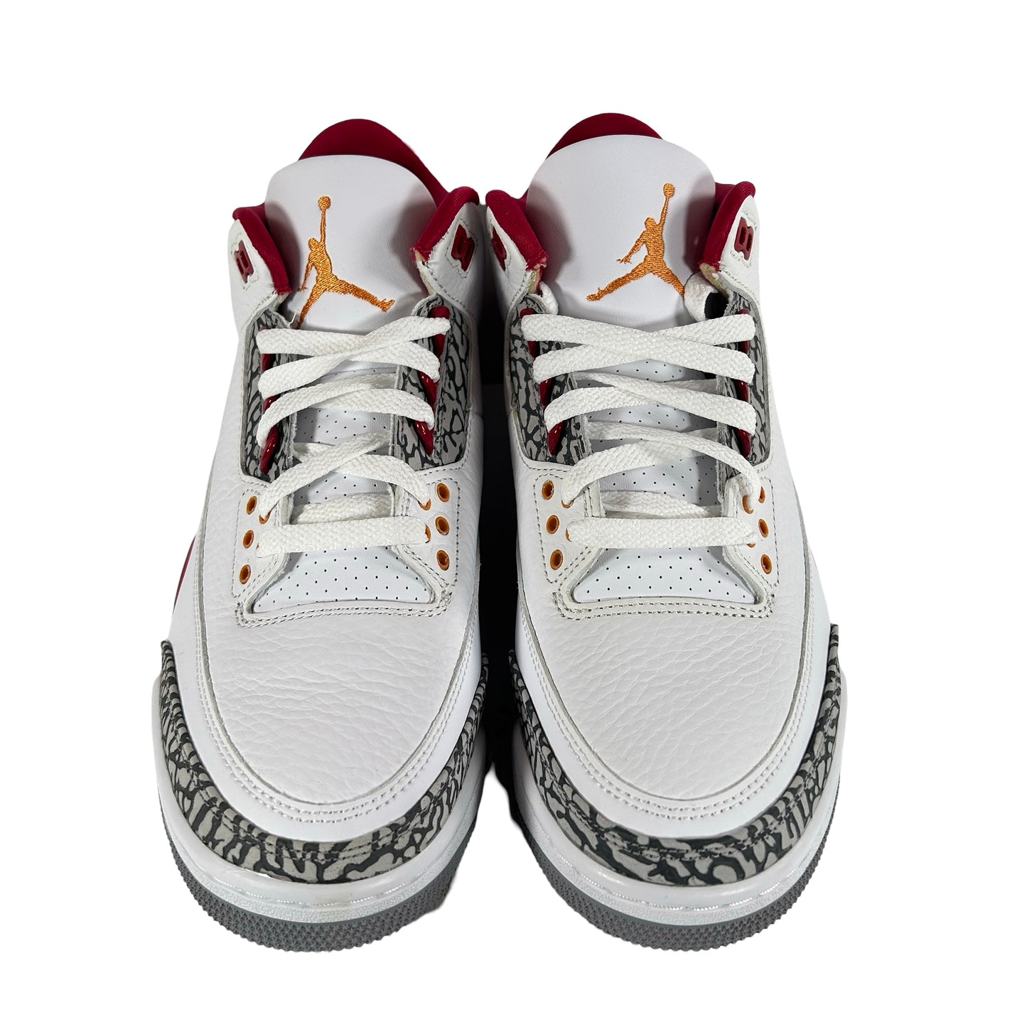 CT8532 126 Jordan 3 Retro Cardinal Red [CONDITIONAL] - 9 M (Yellowing)