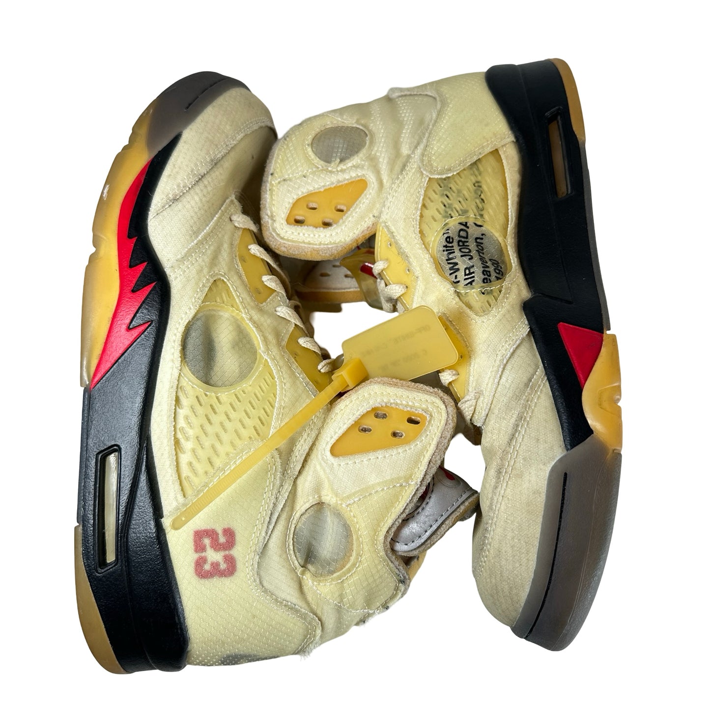 DH8565 100 Jordan 5 Off-White Sail [USED] - 12 M (Used3)