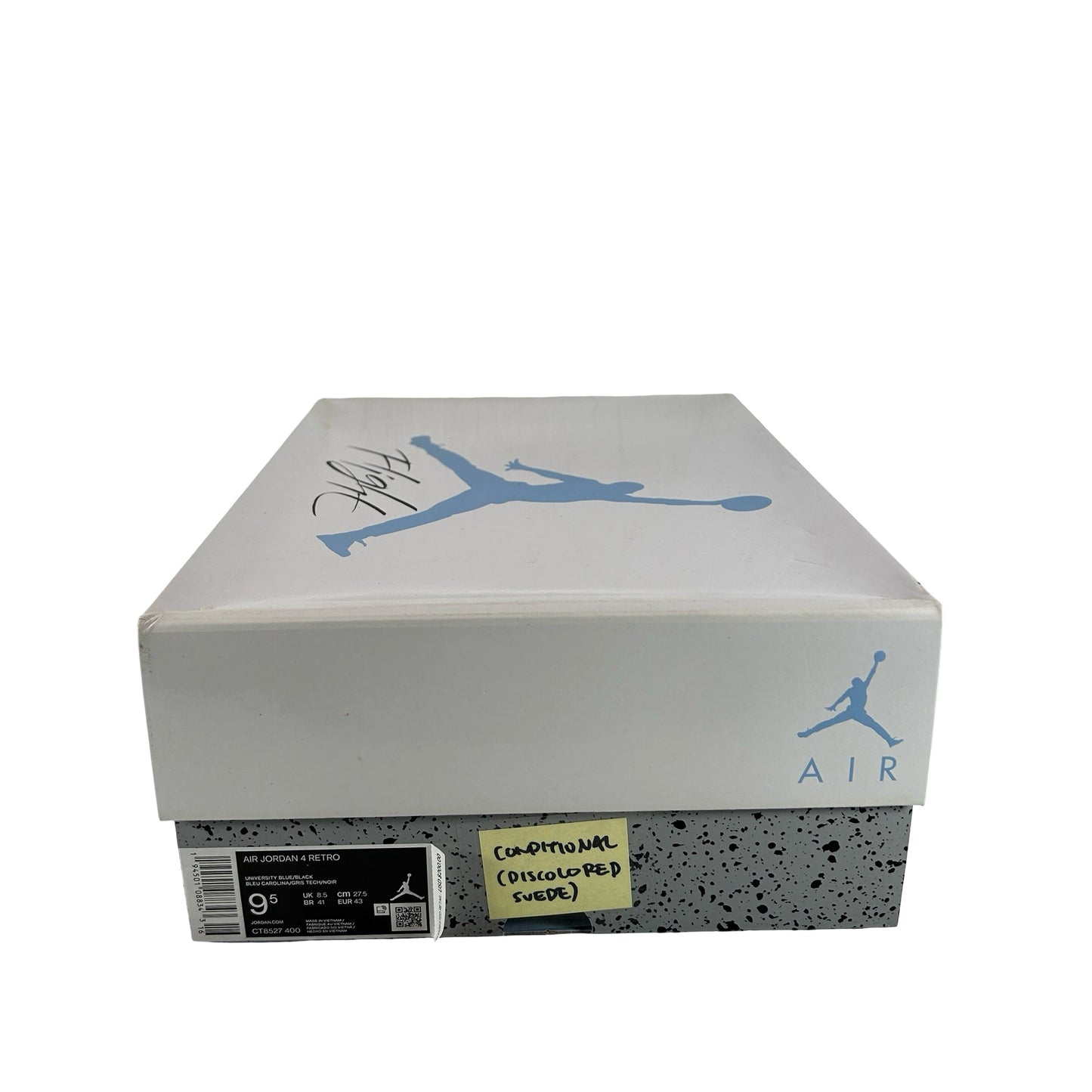 CT8527 400 Jordan 4 University Blue [CONDITIONAL] - 9.5 M (Discolored)