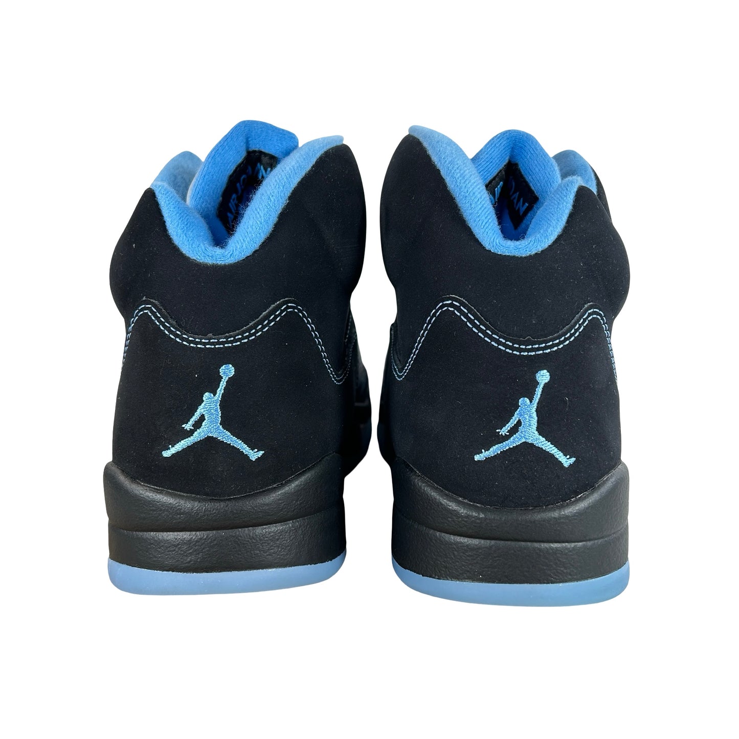 DD0587 008 Jordan 5 Retro Black University Blue (2026) [USED] - 11 M (Used)