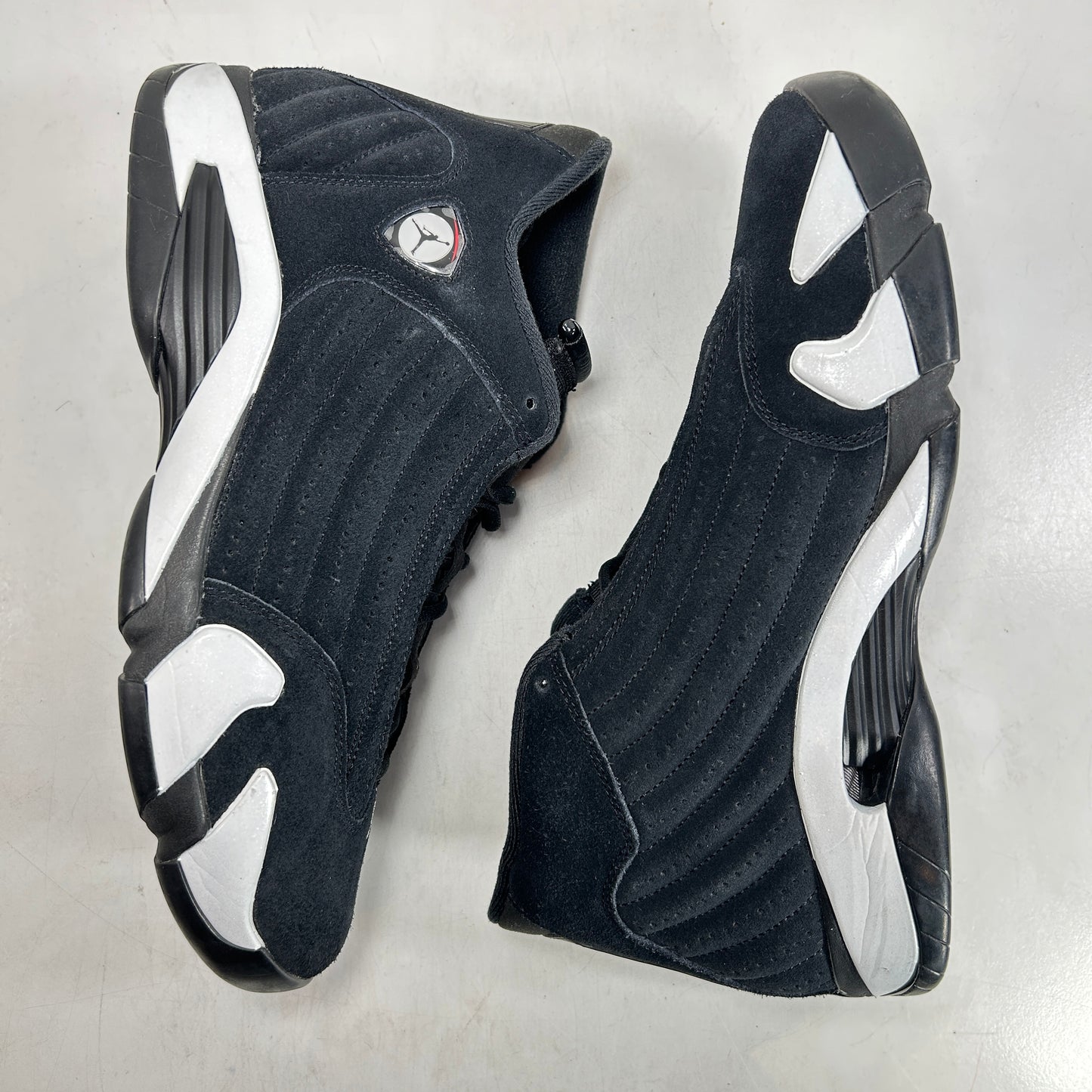 487471 016 Jordan 14 Retro Black White [USED] - 11 M (Used)