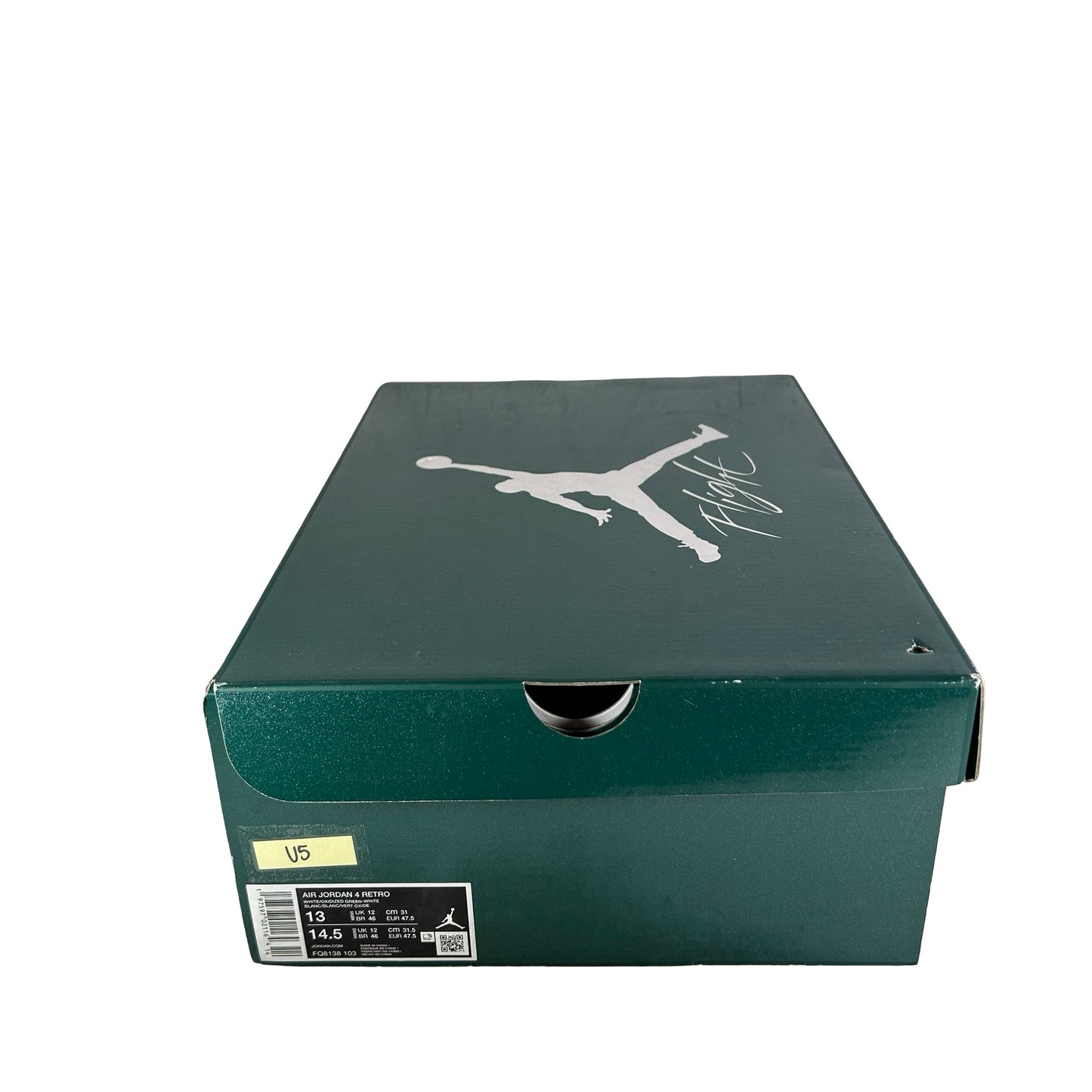 FQ8138 103 Jordan 4 Retro Oxidized Green [USED] - 13 M (Used5)