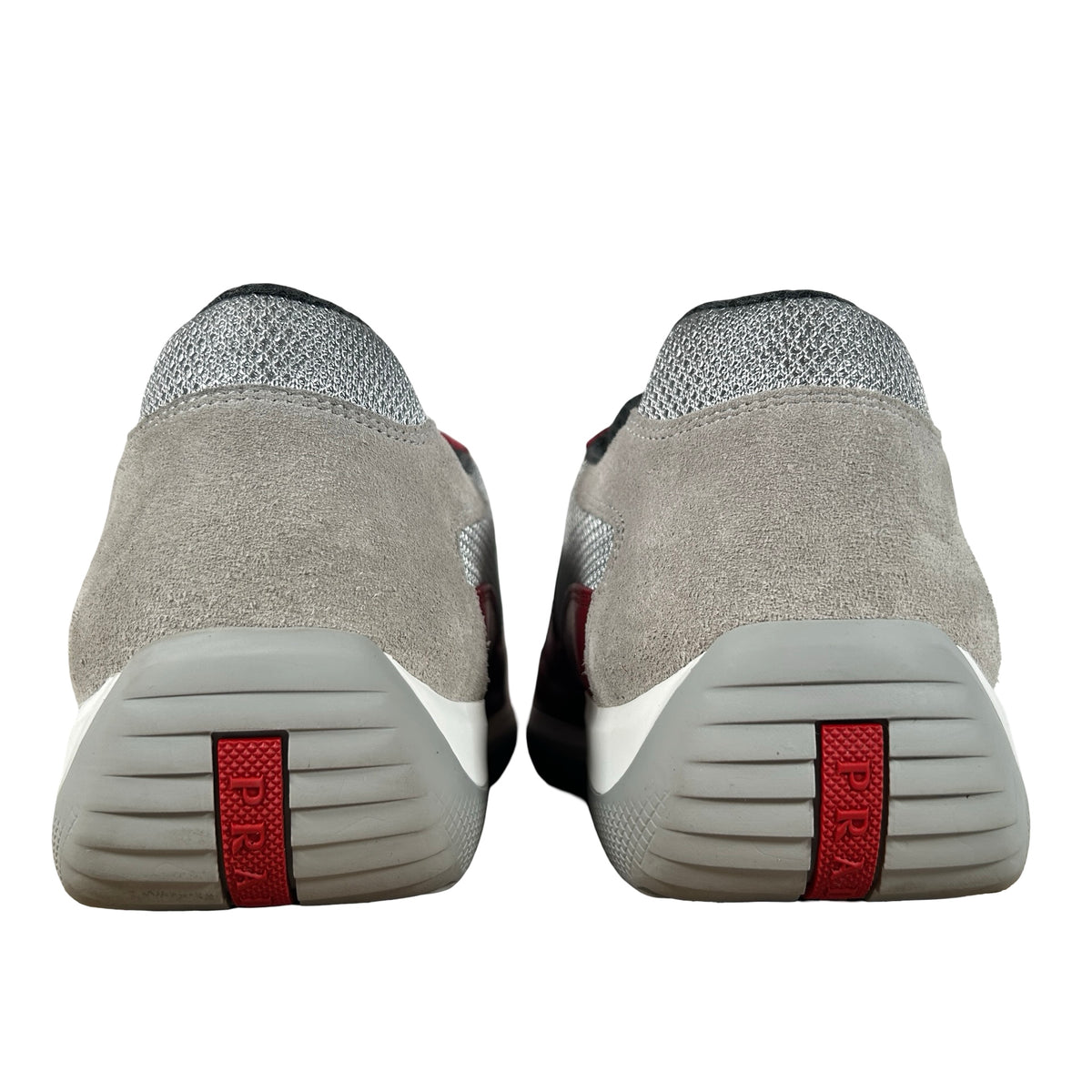 PS0906 5RU F0011 Prada America’s Cup Original Sneakers Rosso Red [USED] - PRADA 8 / US 9 M (Used2)
