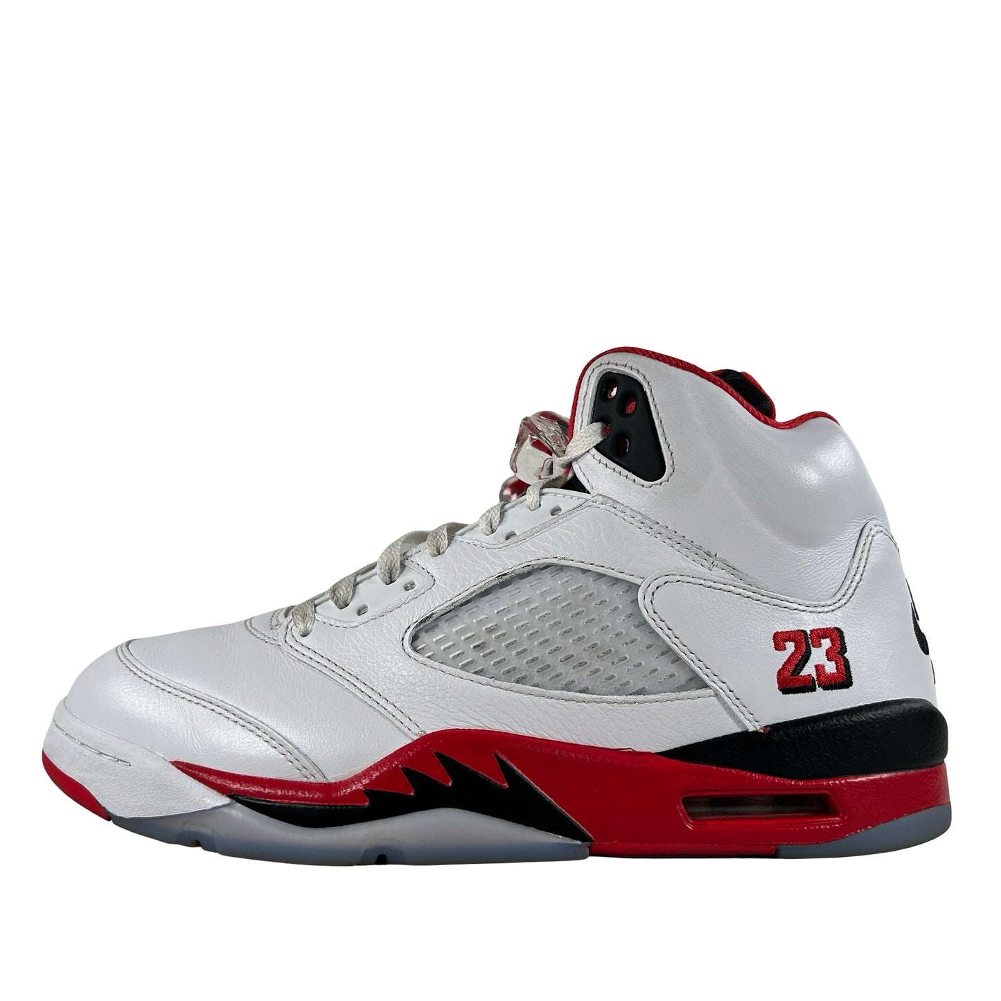 HQ7978 101 Jordan 5 Retro Fire Red Black Tongue (2025) [USED] - 10.5 M (Used)
