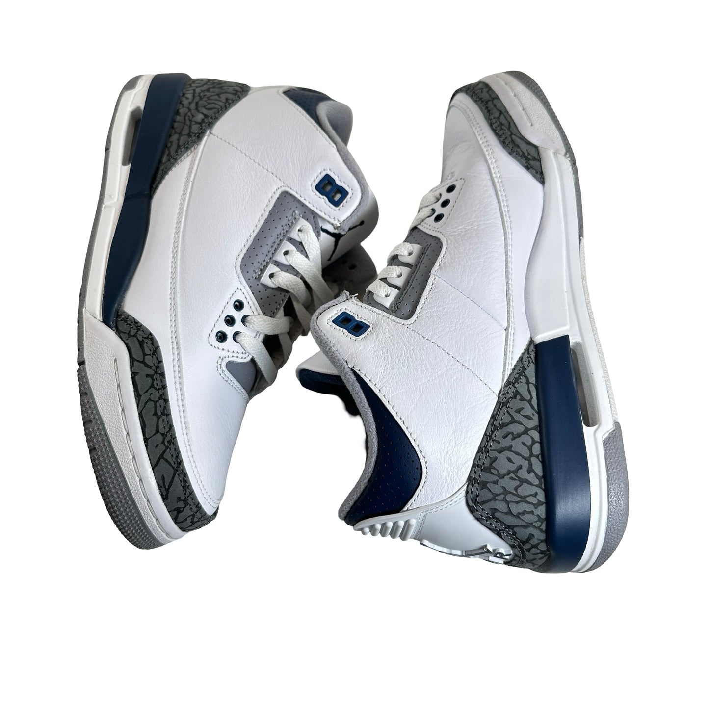 DM0967 140 Jordan 3 Retro Midnight Navy (GS) [USED] - 6.5 Y (Used)