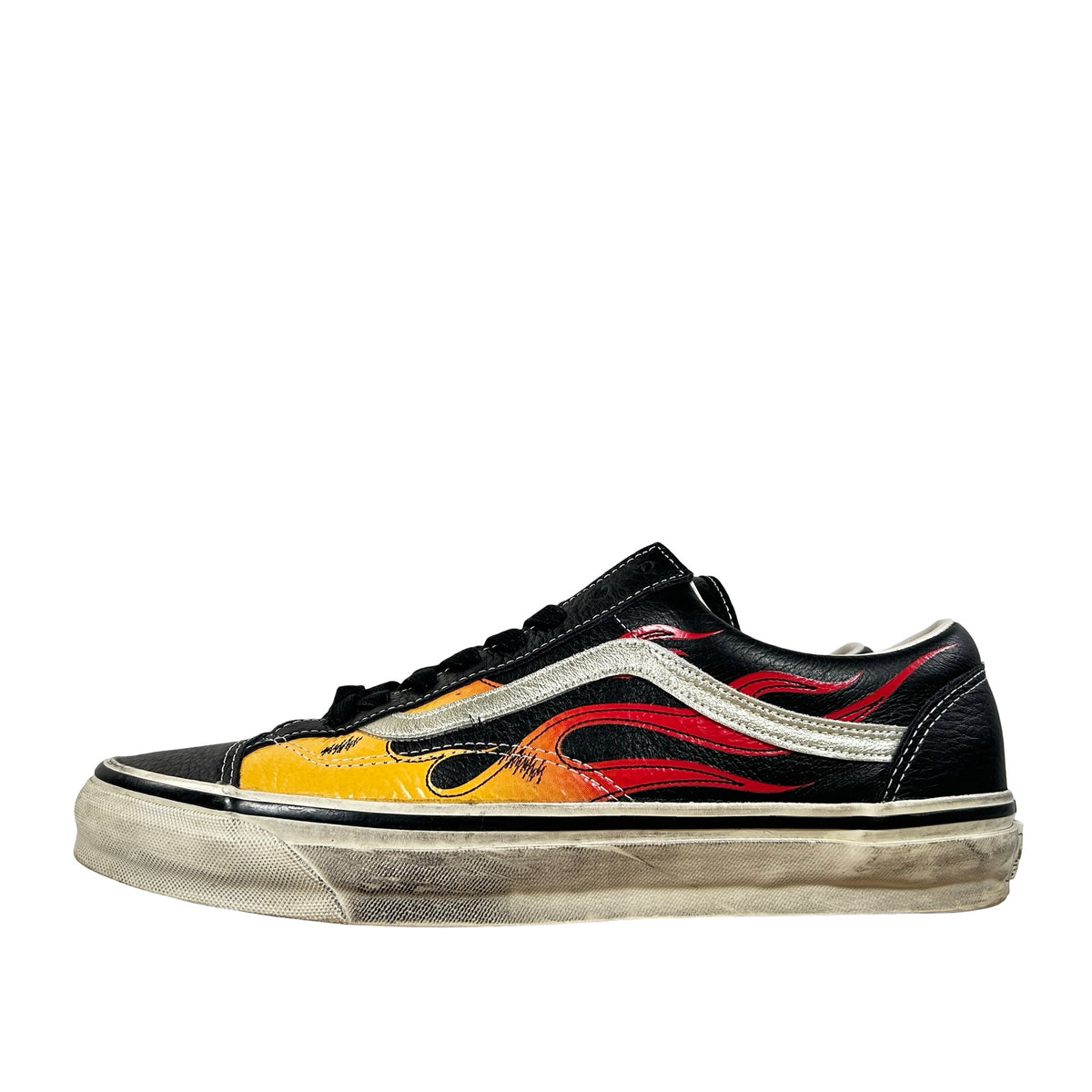 VN000D9RCJK Vans LX Old Skool Archive Flame Black [USED] - 12 M (Used)