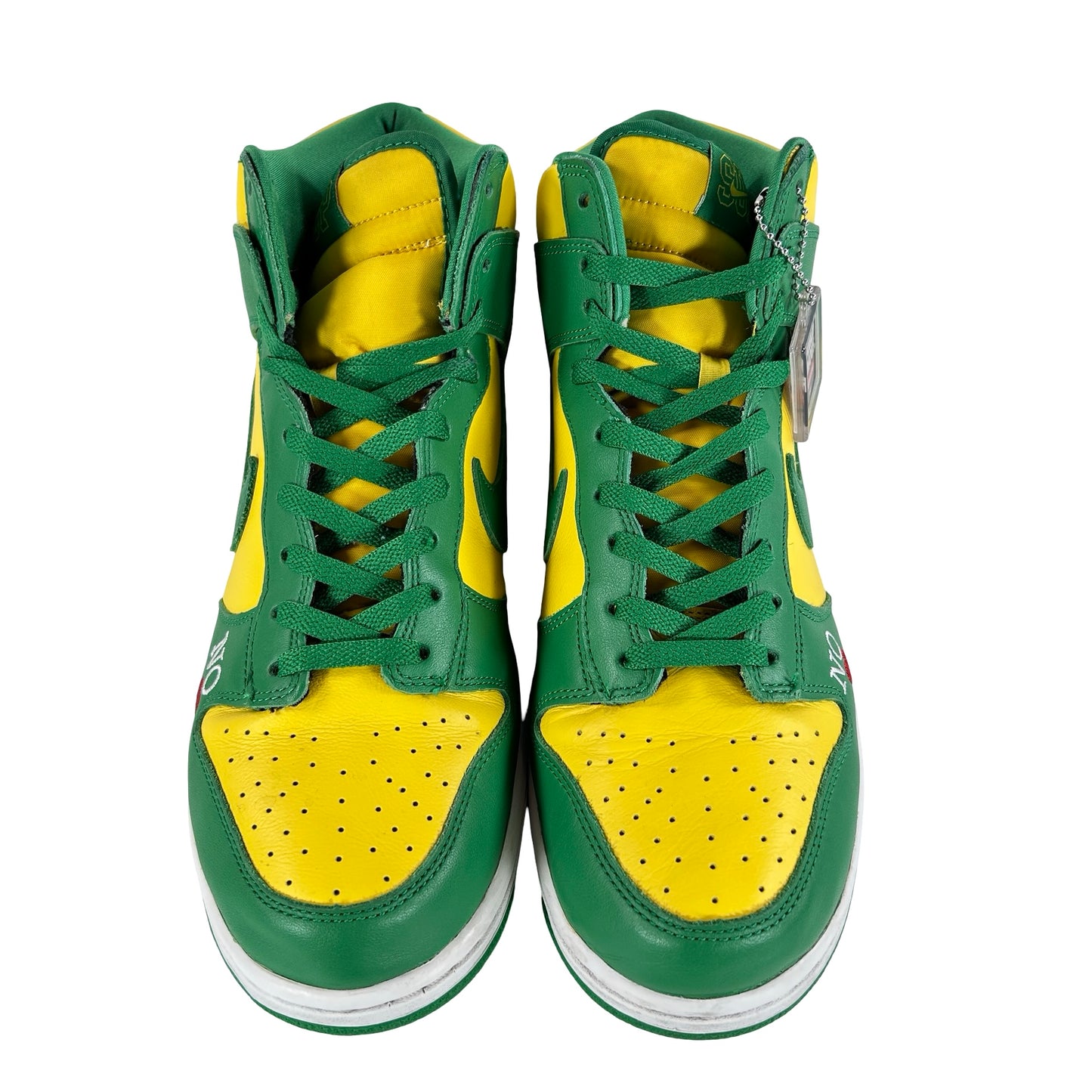 DN3741 700 Nike SB Dunk High Supreme By Any Means Brazil [USED] - 11 M (Used)