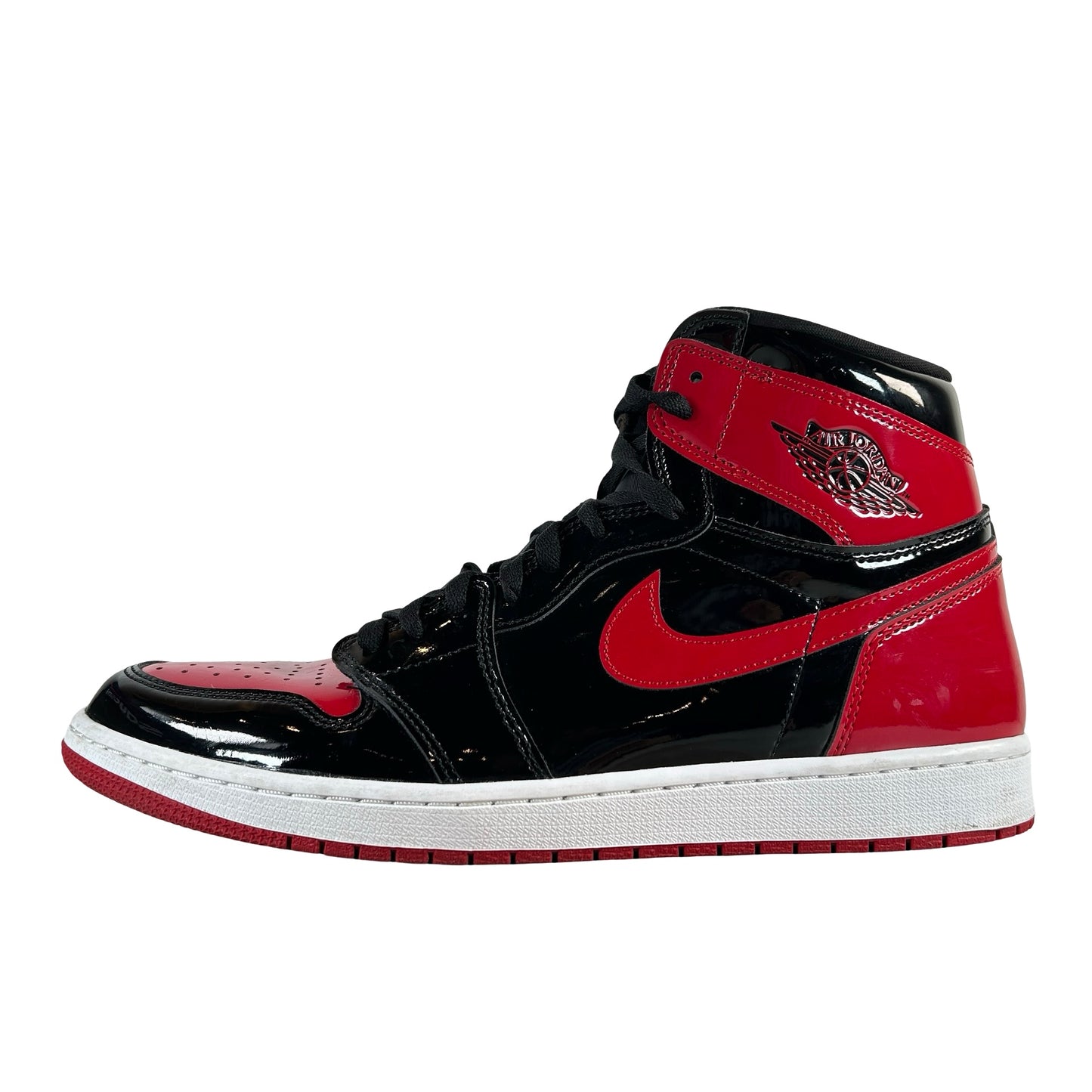 555088 063 Jordan 1 Retro High OG Patent Bred [USED] - 13 M (Used) (No Box)