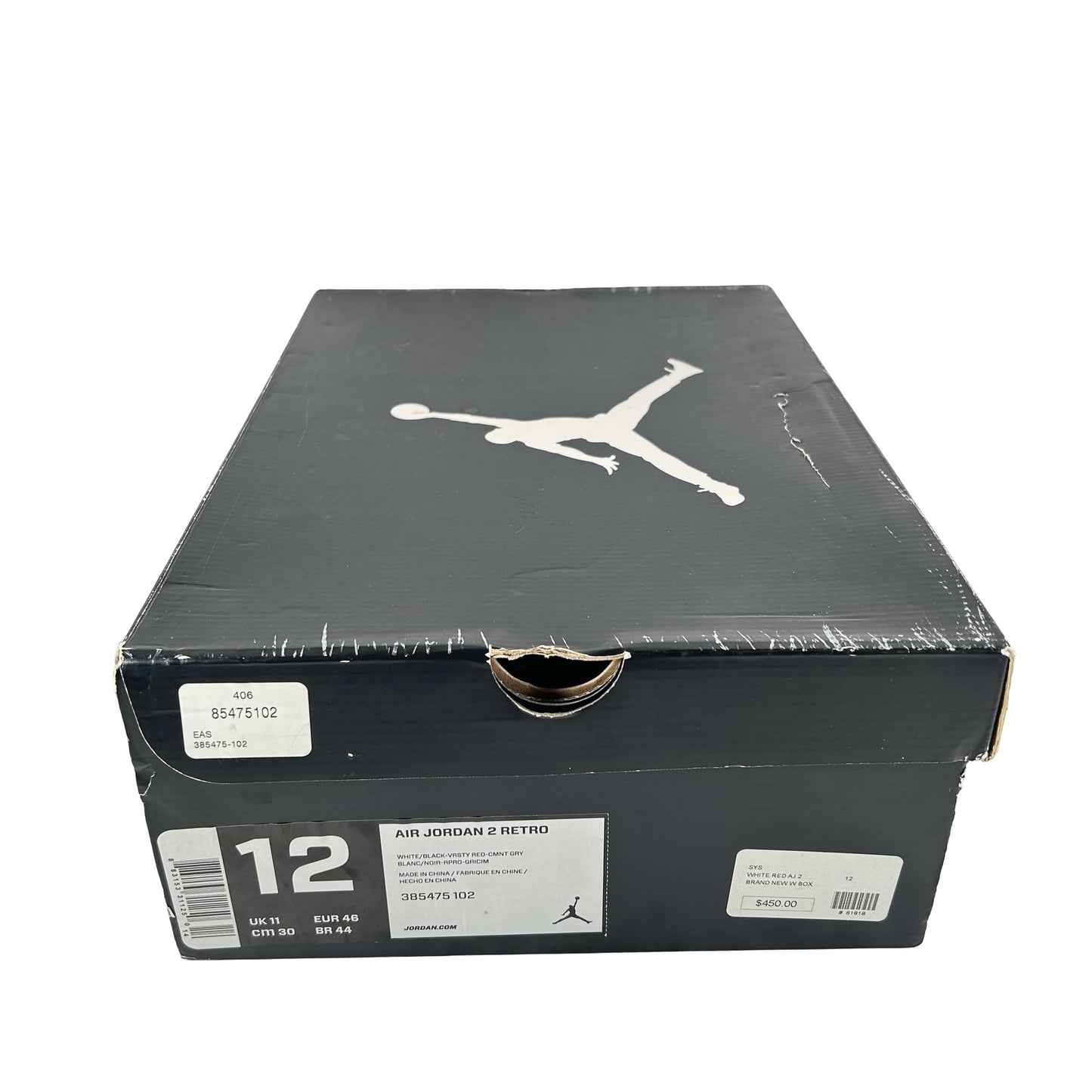 385475 102 Jordan 2 Retro Blanco Rojo (2014)