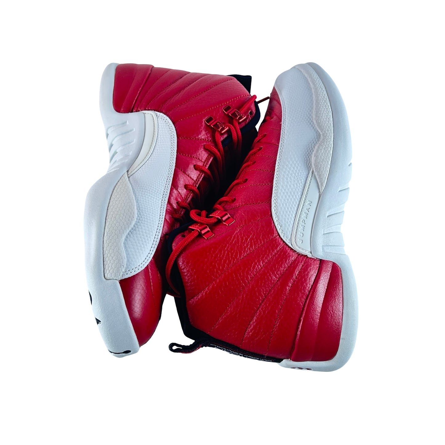 130690 600 Jordan 12 Retro Gym Red - 8.5 M (Yellowing)