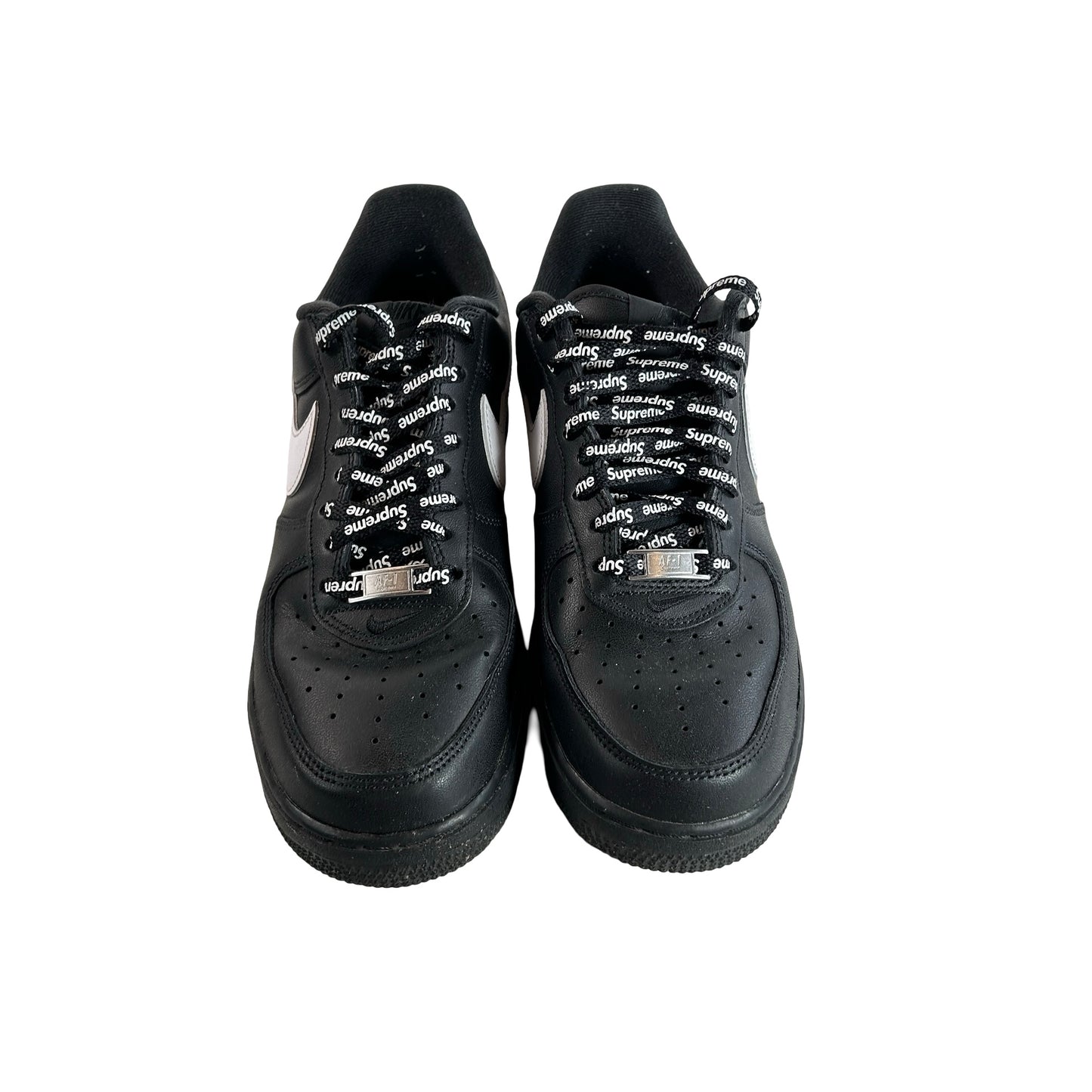 CU9225 002 Nike Air Force 1 Low Supreme Black White [USED] - 8 M (Used3)