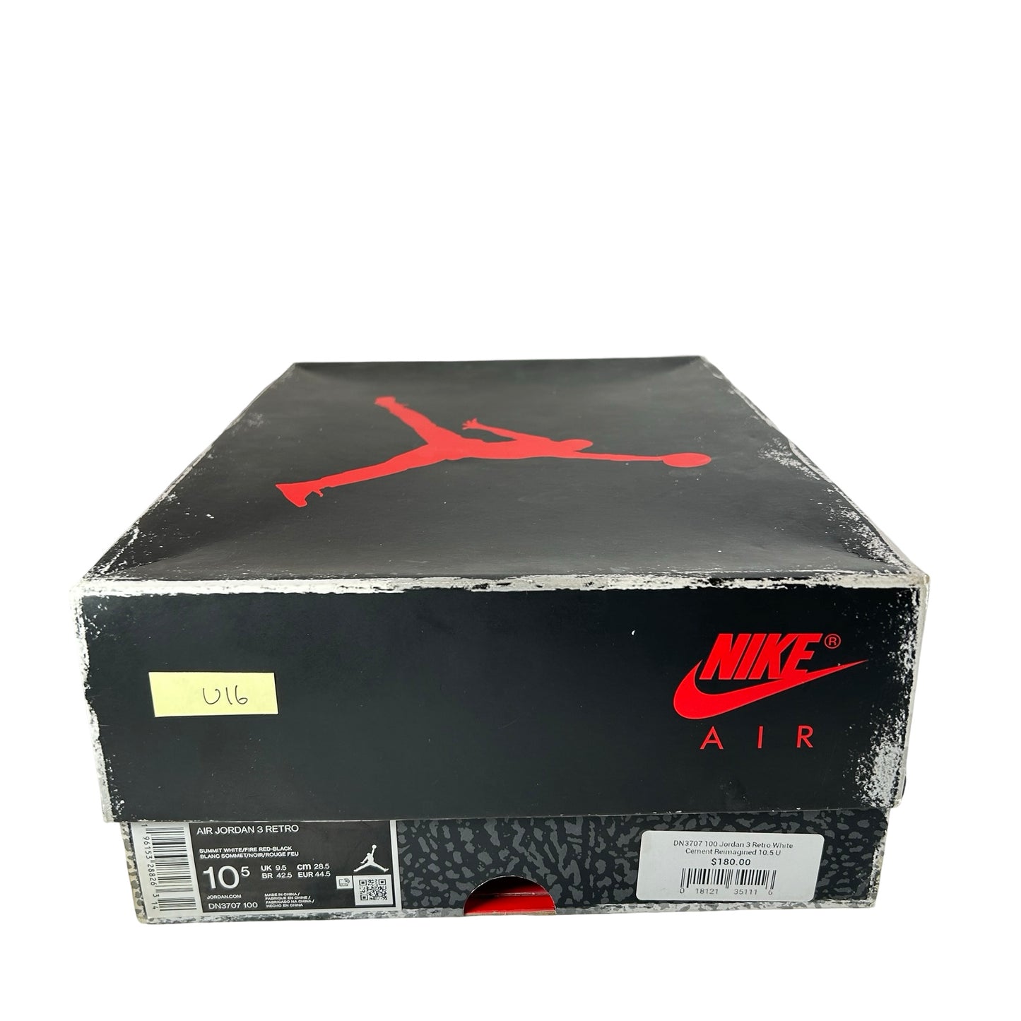 DN3707 100 Jordan 3 Retro White Cement Reimagined [USED] - 10.5 M (Used16)