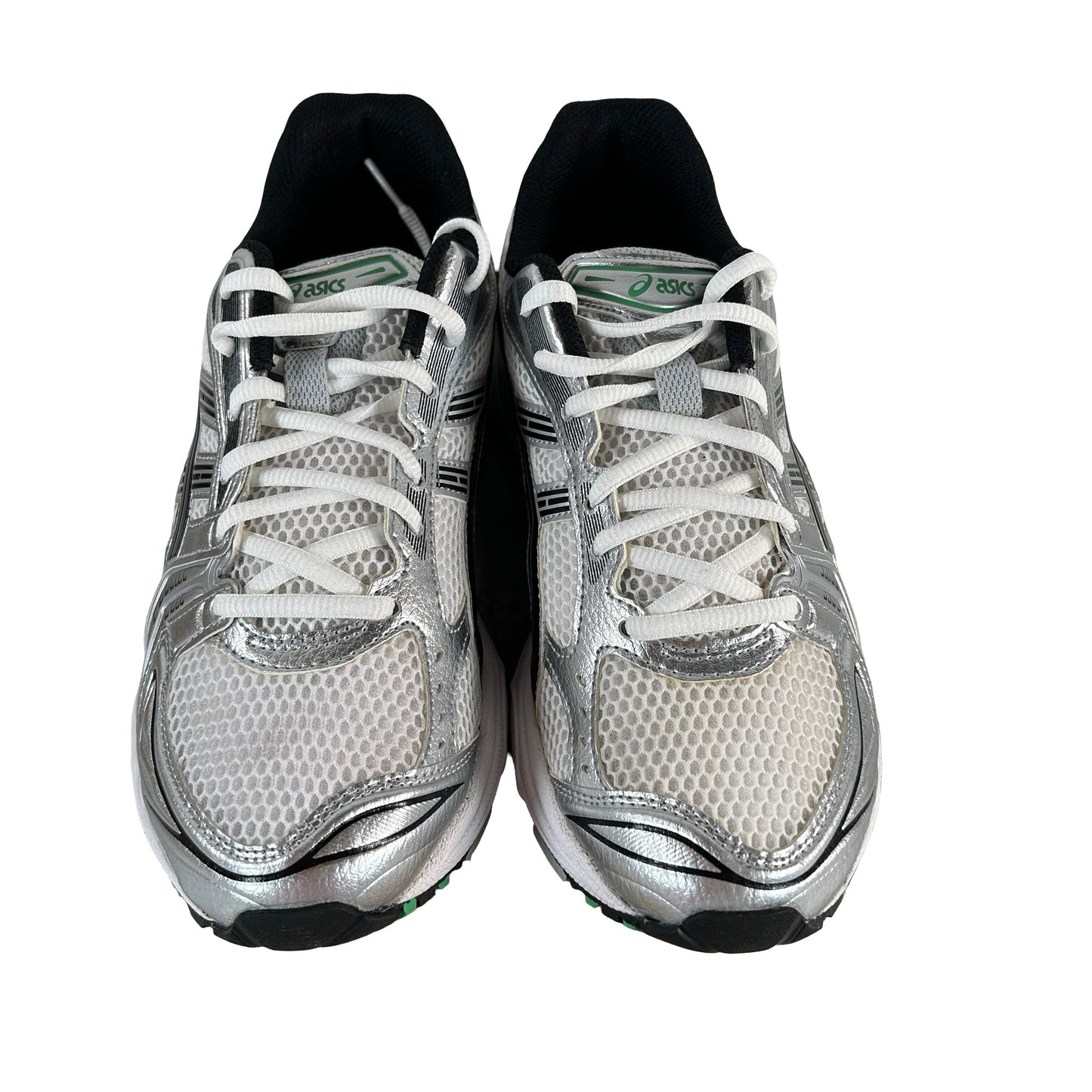 1201A019 110 ASICS Gel-Kayano 14 White Malachite Green [USED] - 8.5 M (Used3)