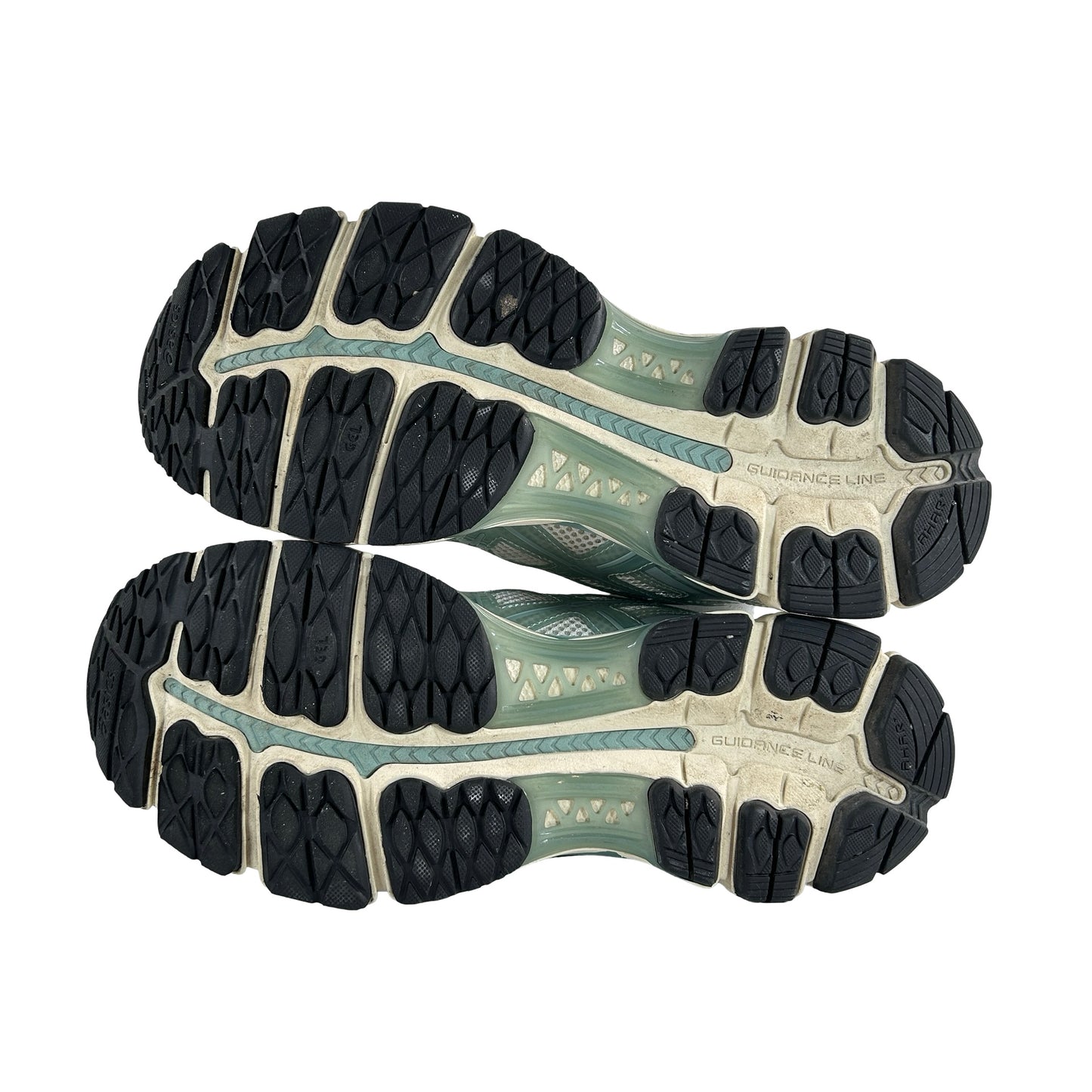 1203A675 100 ASICS Gel-Kayano 12.1 Kith Cream Sage [USED] - 8.5 M (Used) (No Box)
